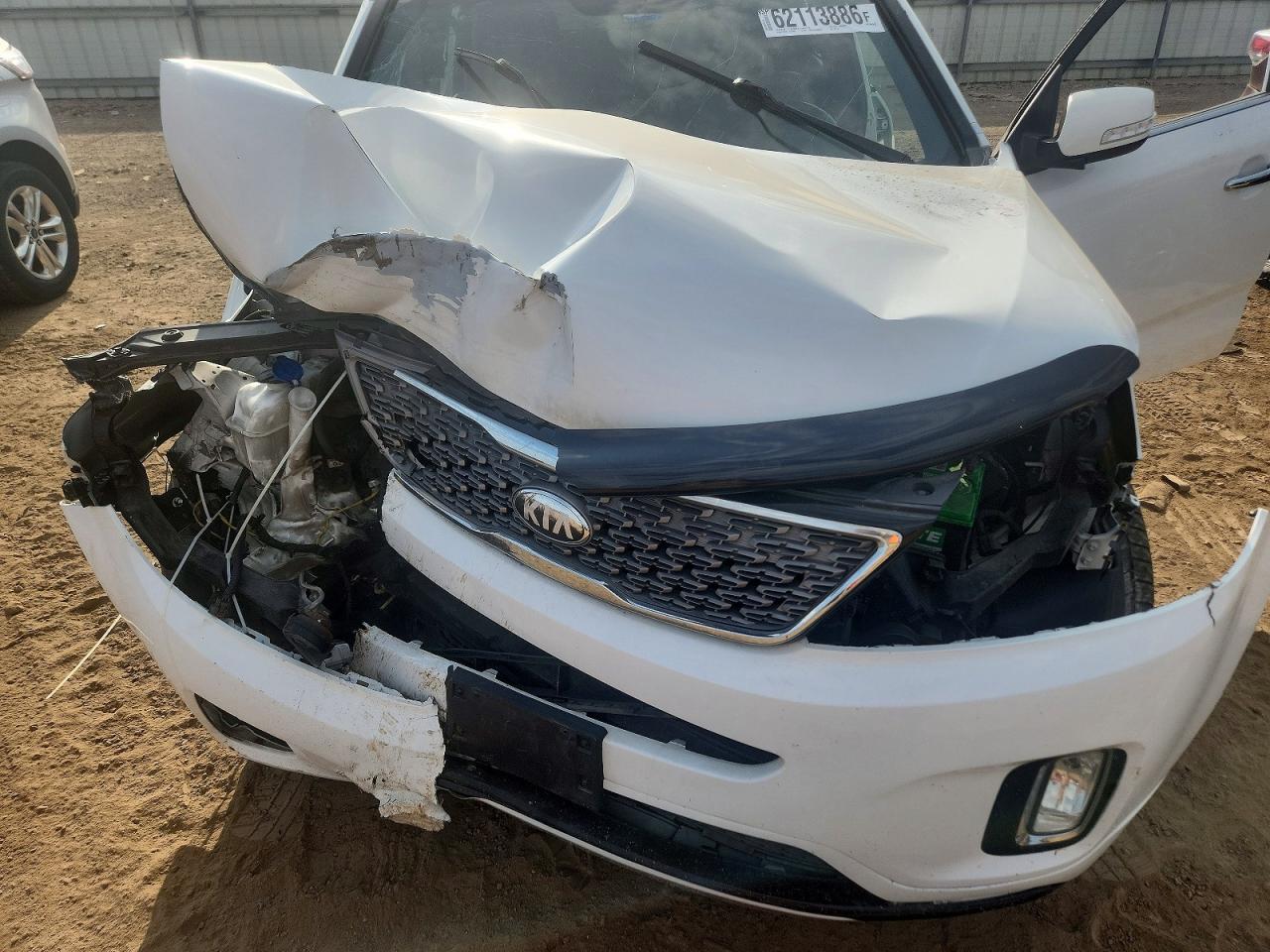 2014 Kia Sorento Sx Limited Белый vin: 5XYKWDA70EG437542