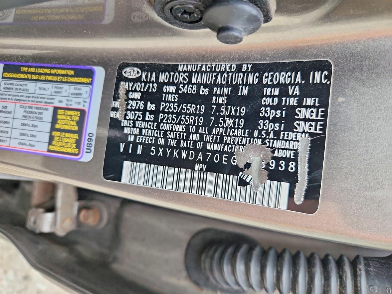 2014 Kia Sorento Sx Silver vin: 5XYKWDA70EG465938