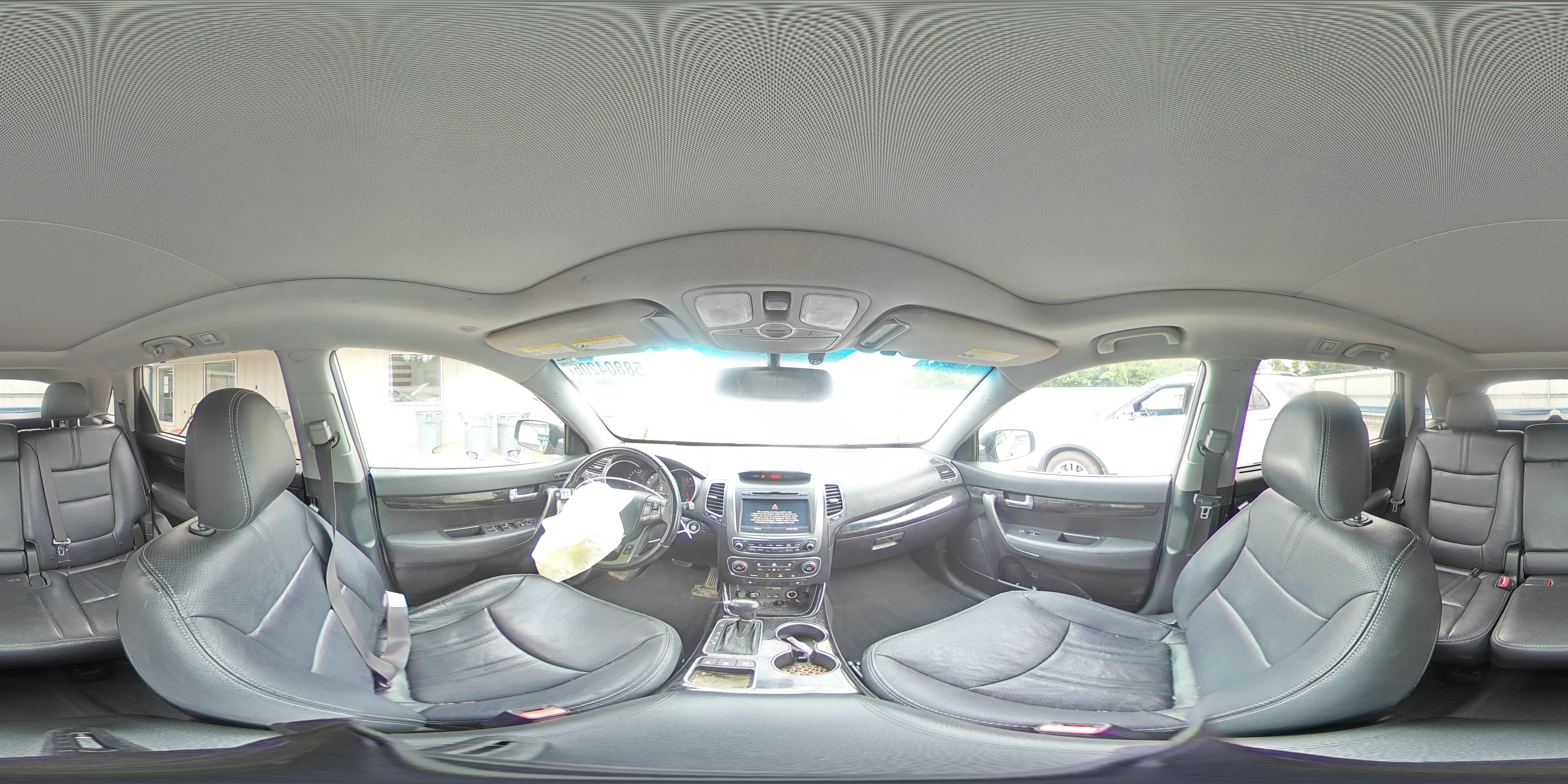 2014 Kia Sorento Sx Silver vin: 5XYKWDA70EG465938