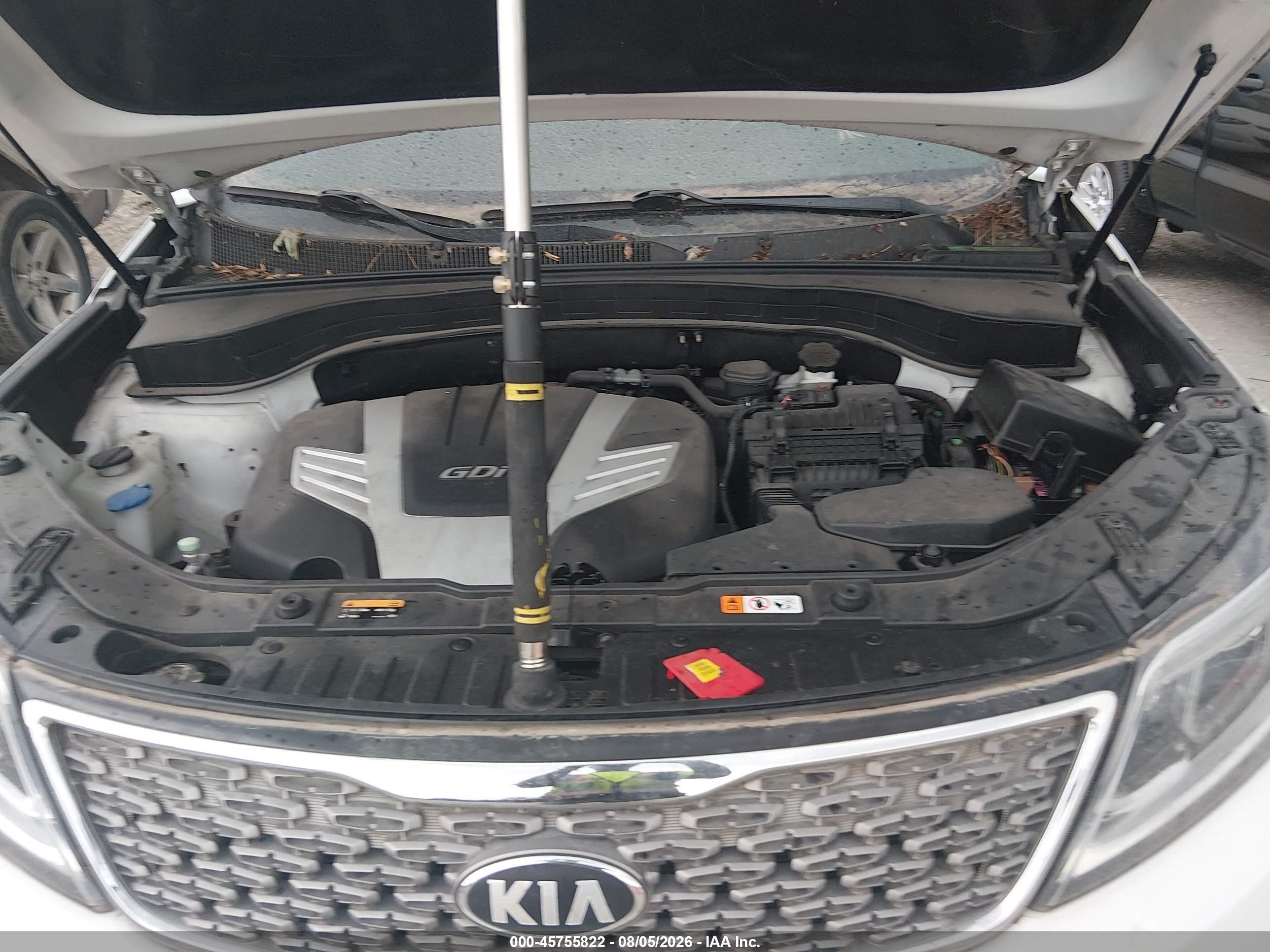 2014 Kia Sorento Limited V6 White vin: 5XYKWDA70EG469200