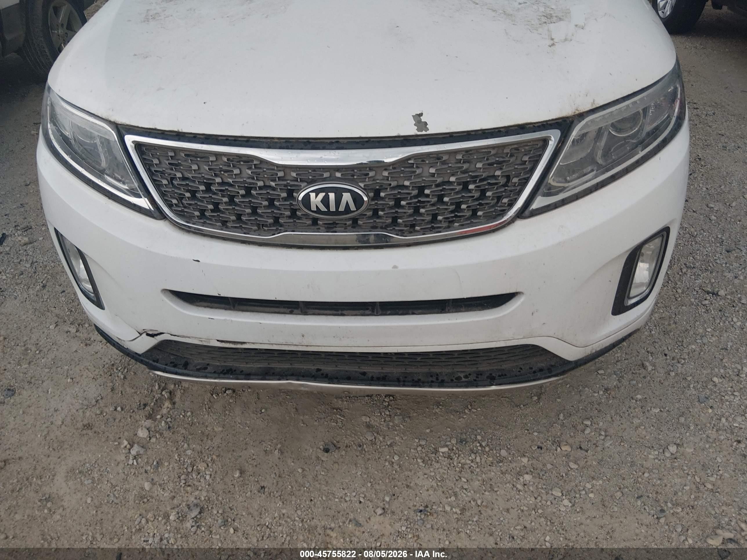 2014 Kia Sorento Limited V6 White vin: 5XYKWDA70EG469200