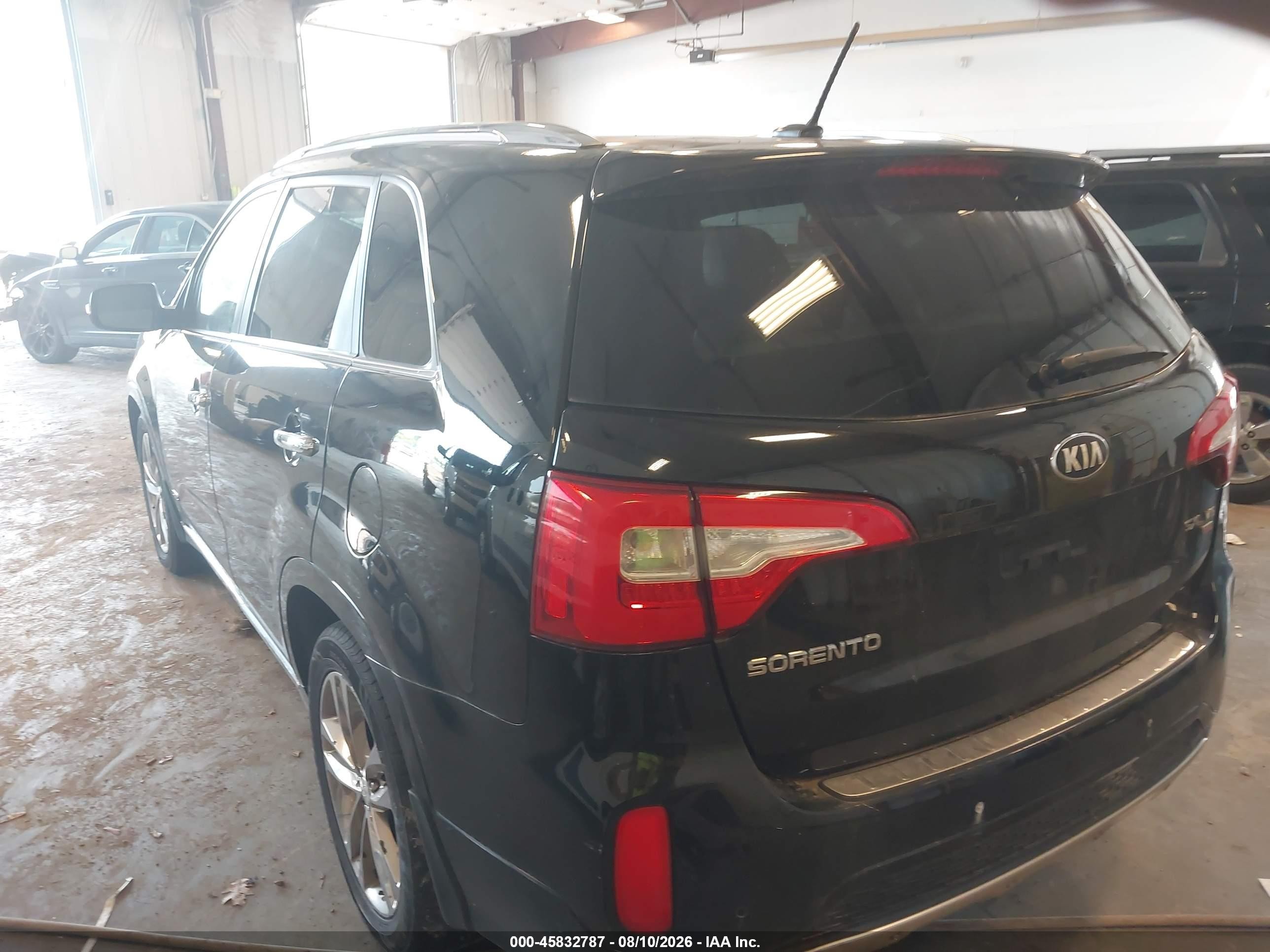 2014 Kia Sorento Limited V6 Black vin: 5XYKWDA70EG485400