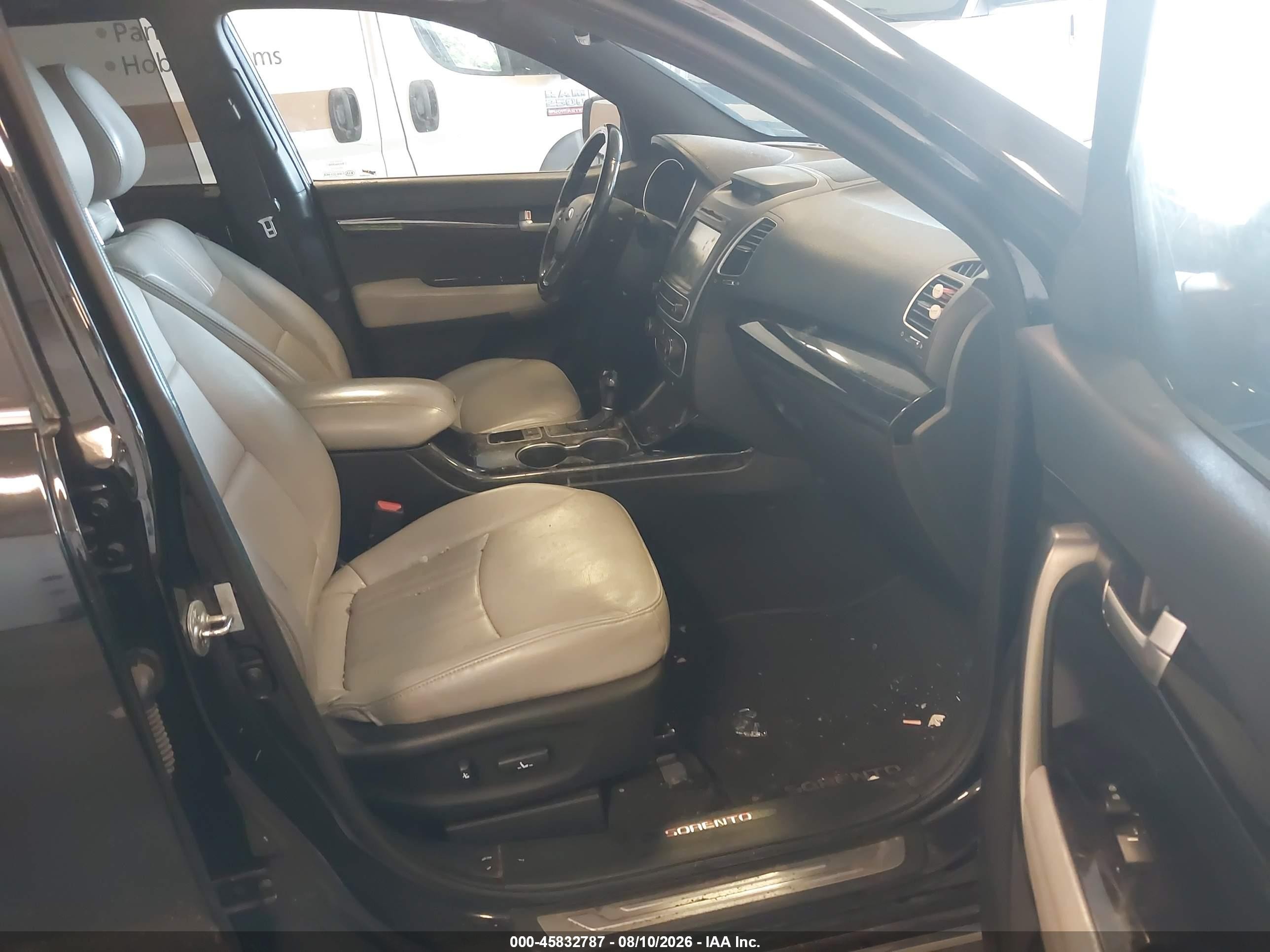 2014 Kia Sorento Limited V6 Black vin: 5XYKWDA70EG485400