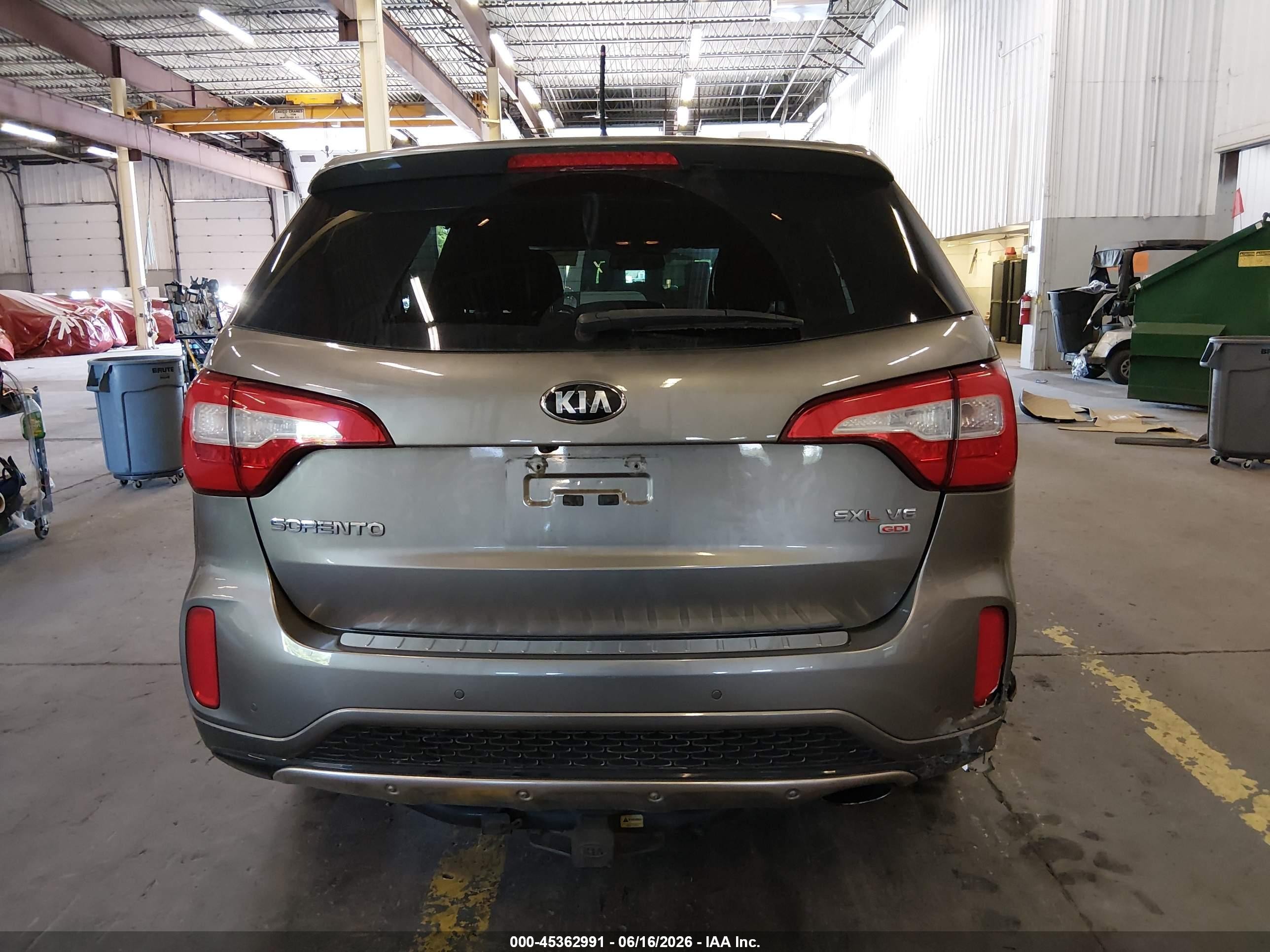 2014 Kia Sorento Limited V6 Gray vin: 5XYKWDA70EG498602