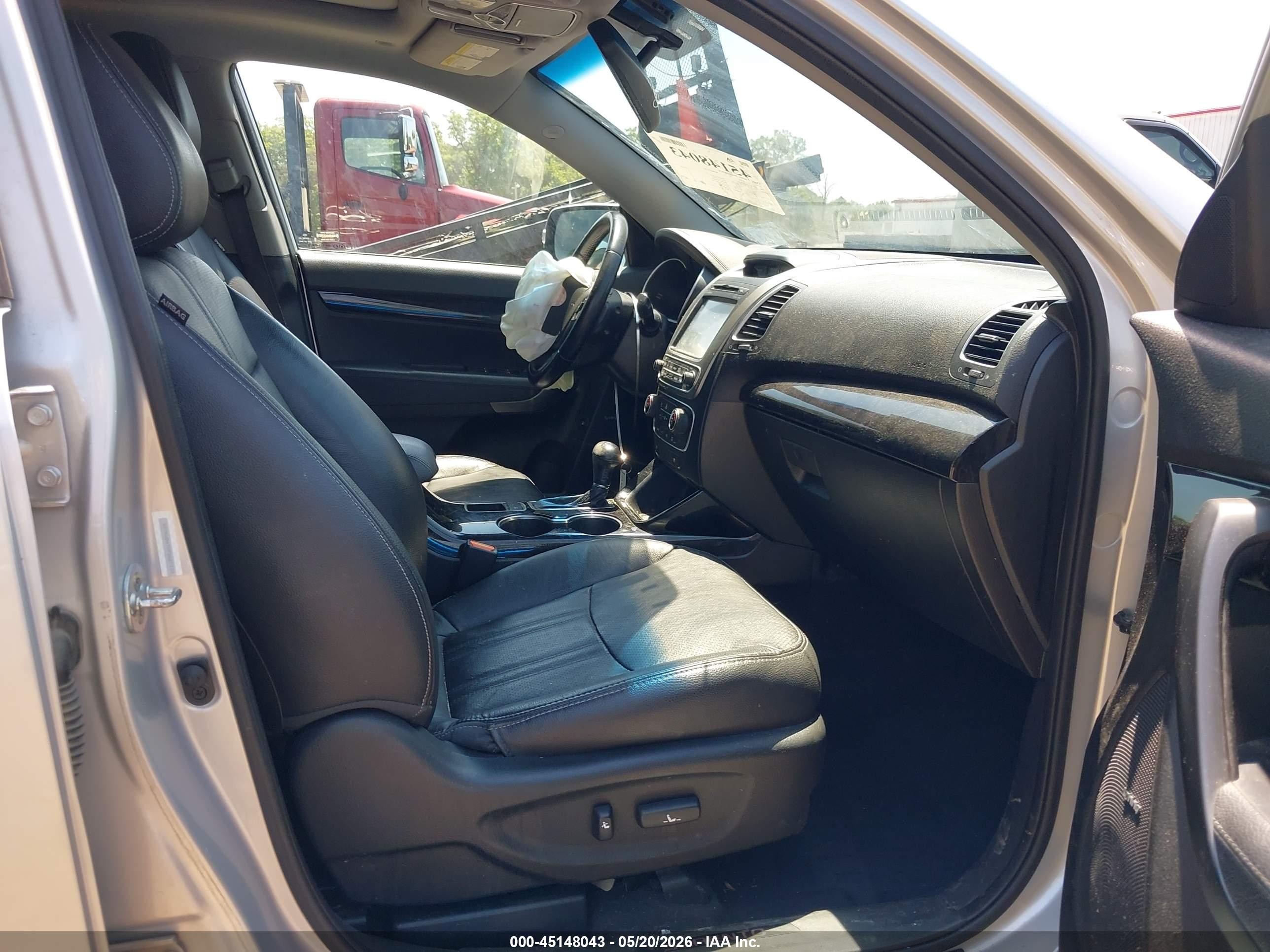 2015 Kia Sorento Sx V6 Silver vin: 5XYKWDA70FG627133