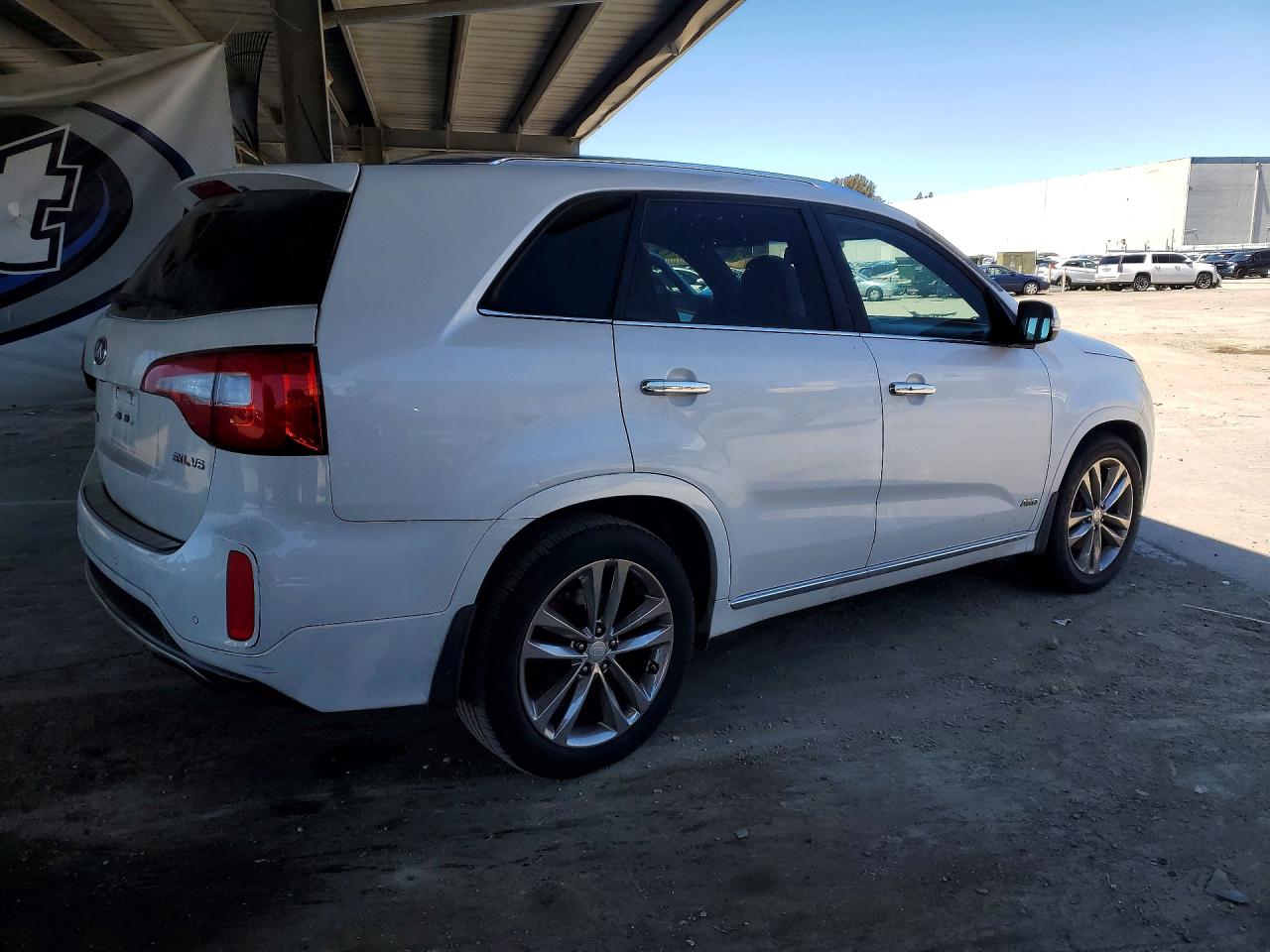 2015 Kia Sorento Sx Limited White vin: 5XYKWDA70FG652582
