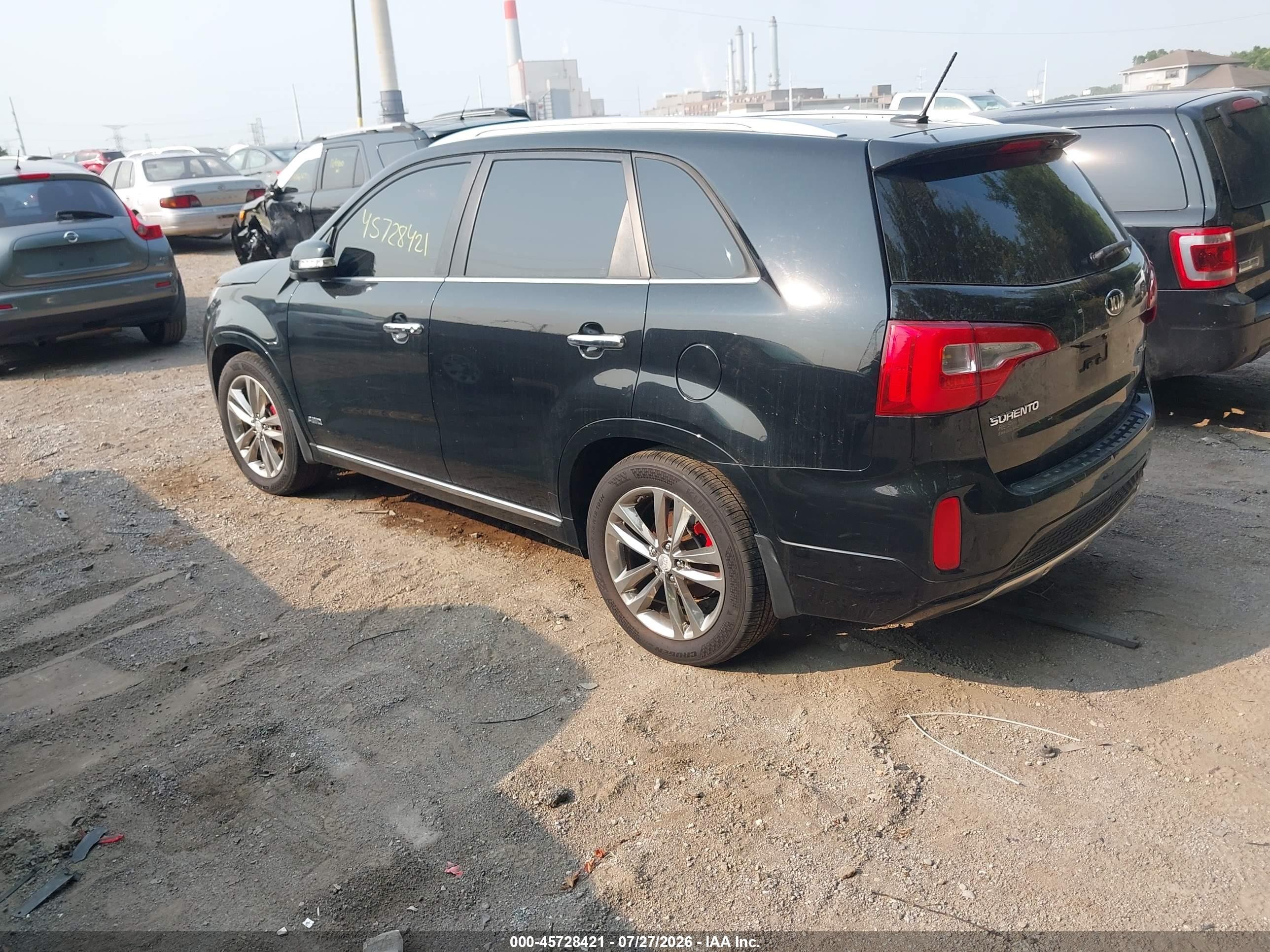 2015 Kia Sorento Limited V6 Коричневый vin: 5XYKWDA70FG652842