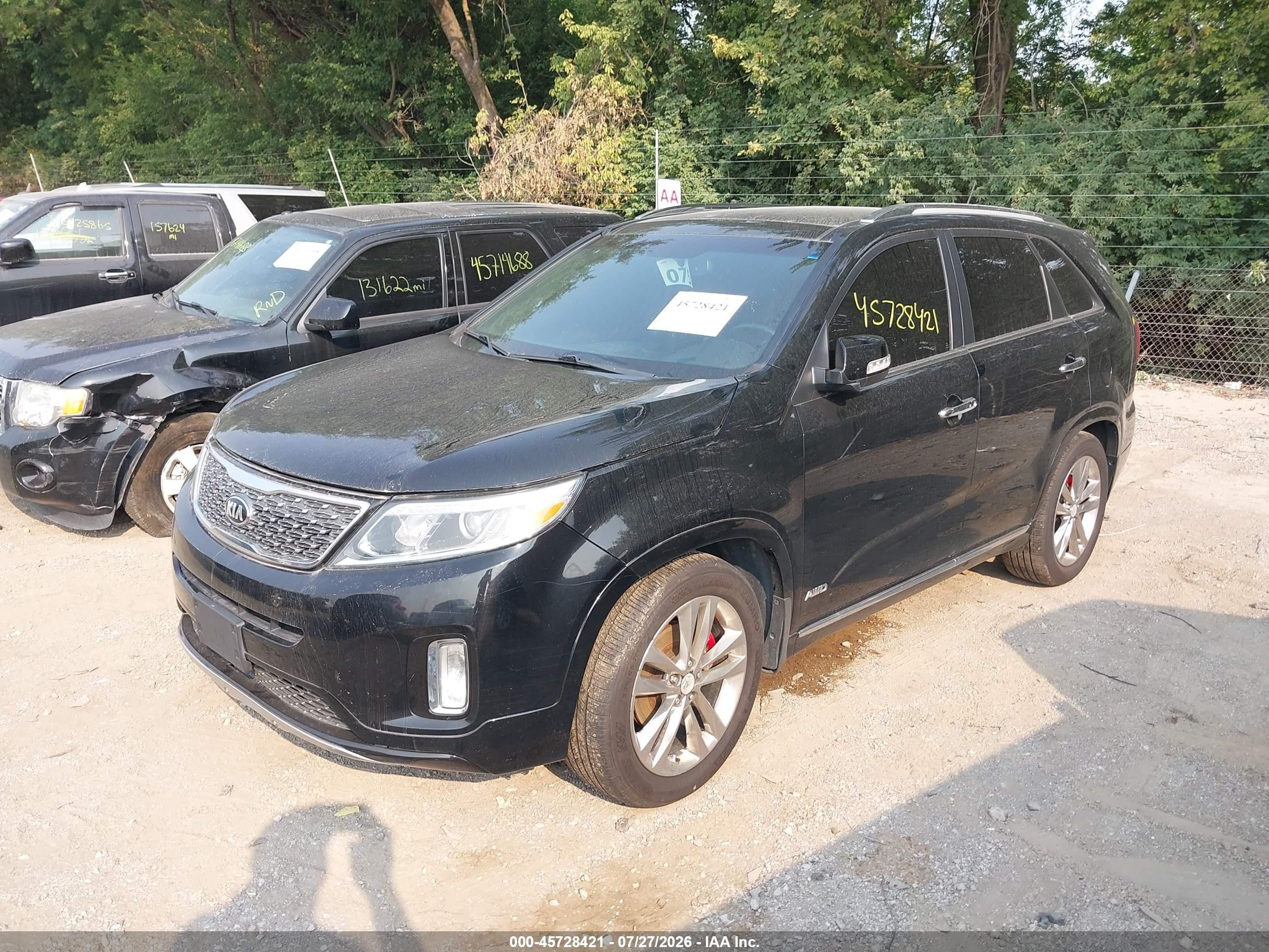 2015 Kia Sorento Limited V6 Коричневый vin: 5XYKWDA70FG652842