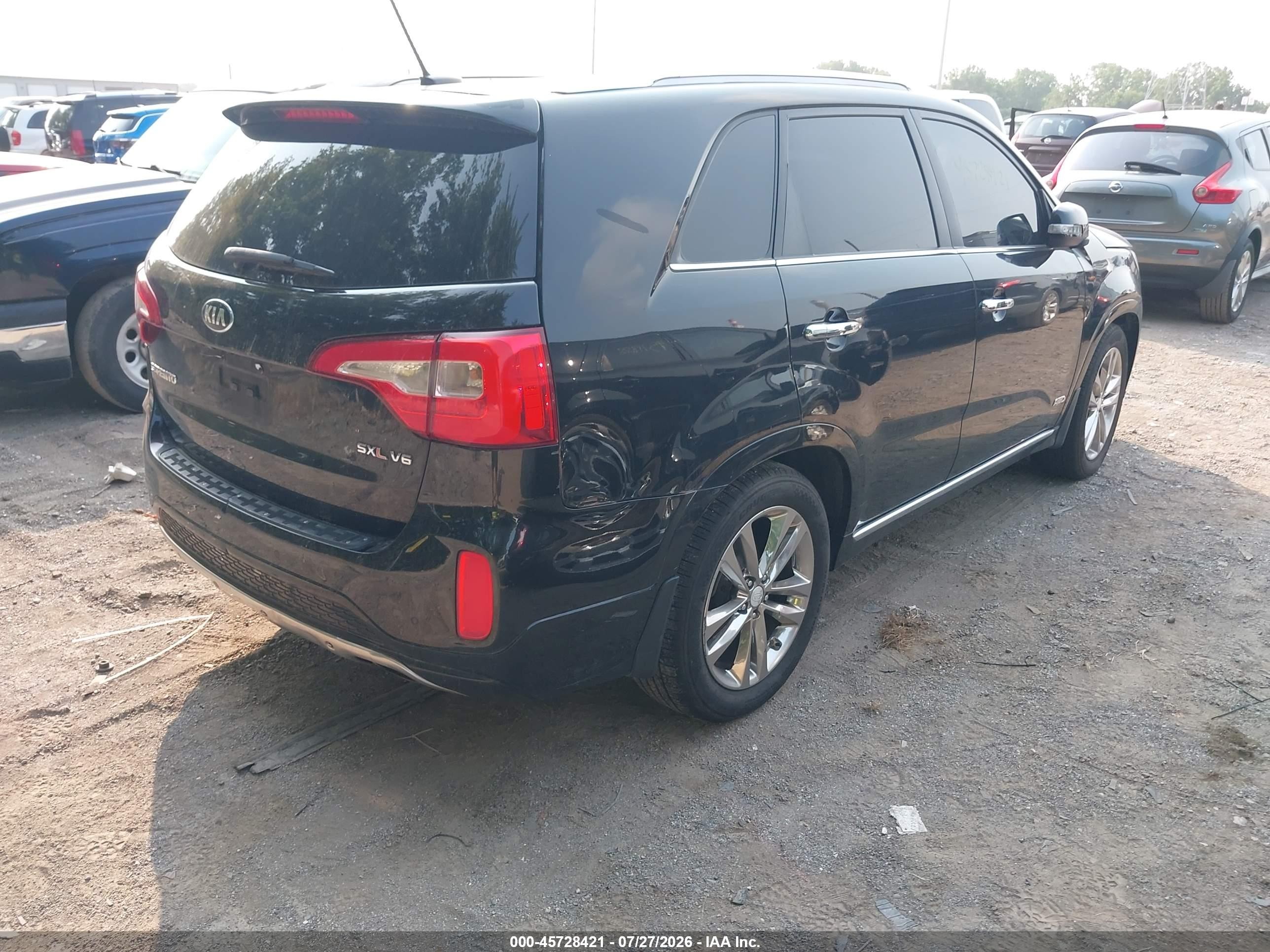 2015 Kia Sorento Limited V6 Коричневый vin: 5XYKWDA70FG652842