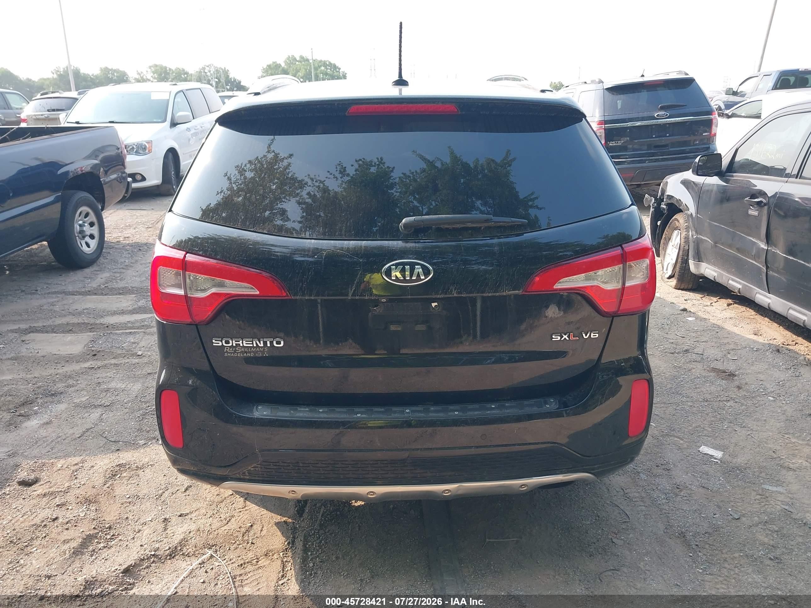 2015 Kia Sorento Limited V6 Коричневый vin: 5XYKWDA70FG652842