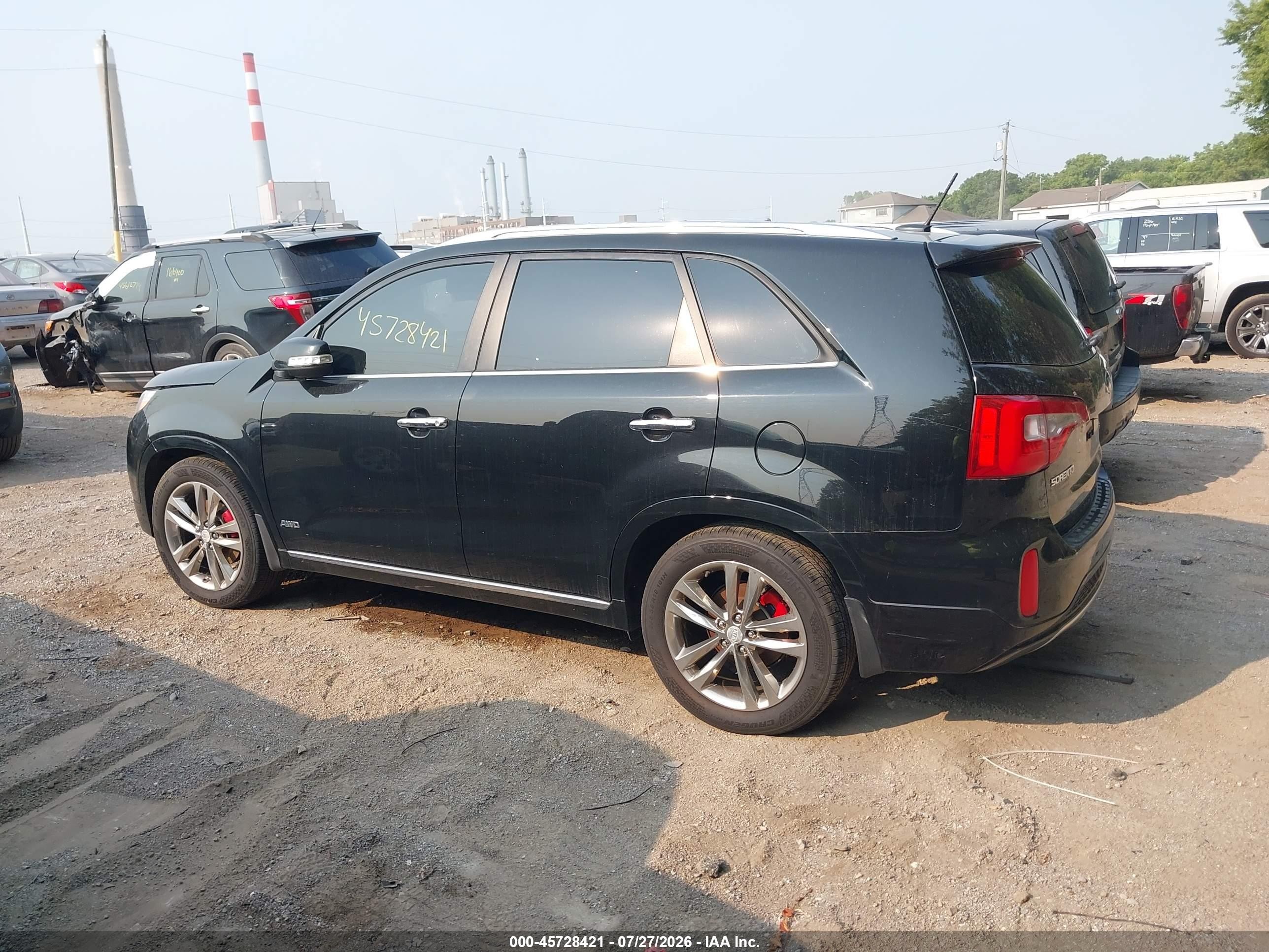 2015 Kia Sorento Limited V6 Коричневый vin: 5XYKWDA70FG652842