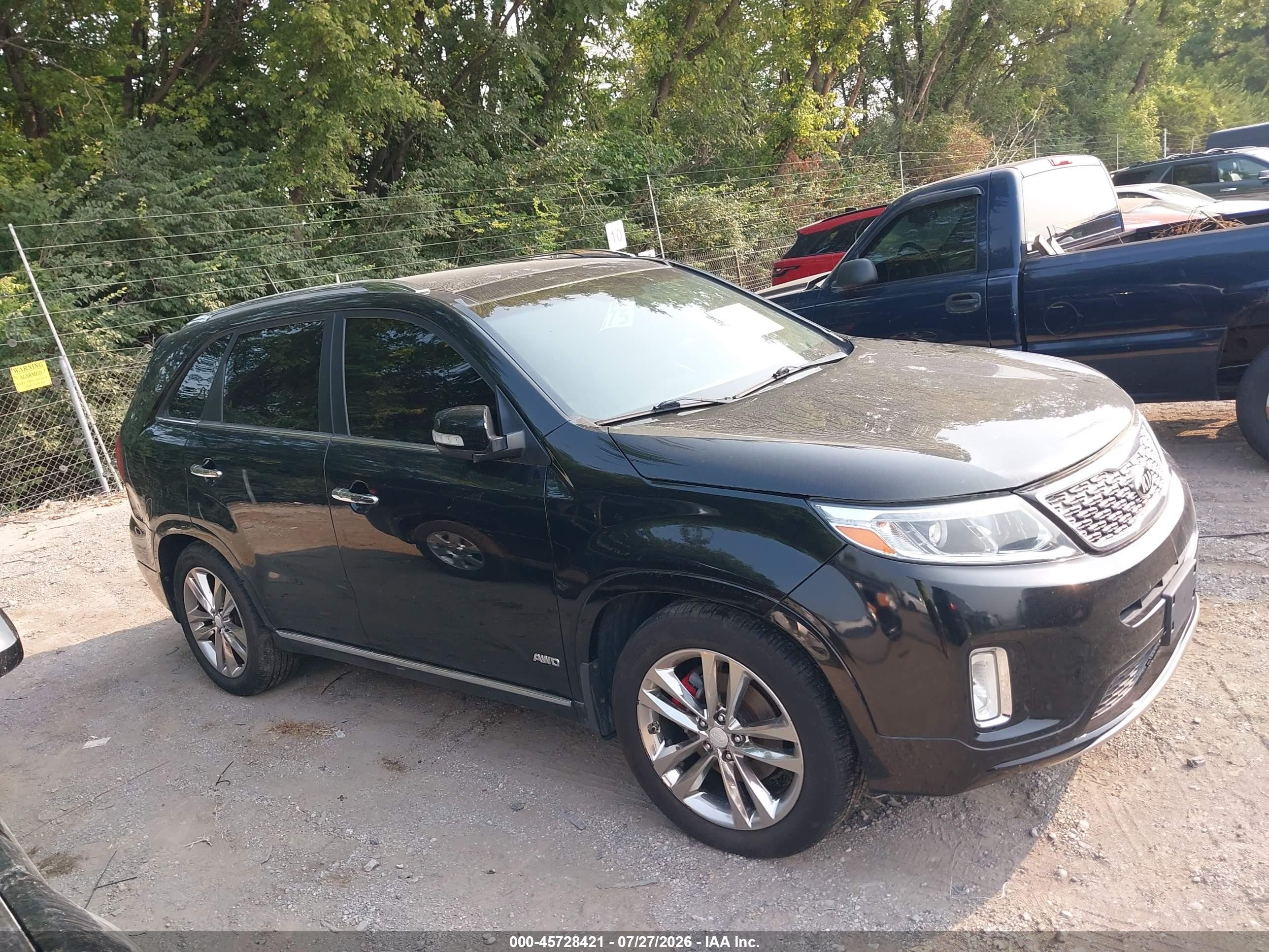 2015 Kia Sorento Limited V6 Коричневый vin: 5XYKWDA70FG652842