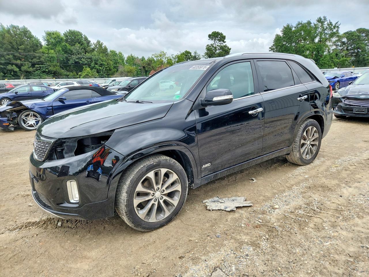 2014 Kia Sorento Sx Black vin: 5XYKWDA71EG496308