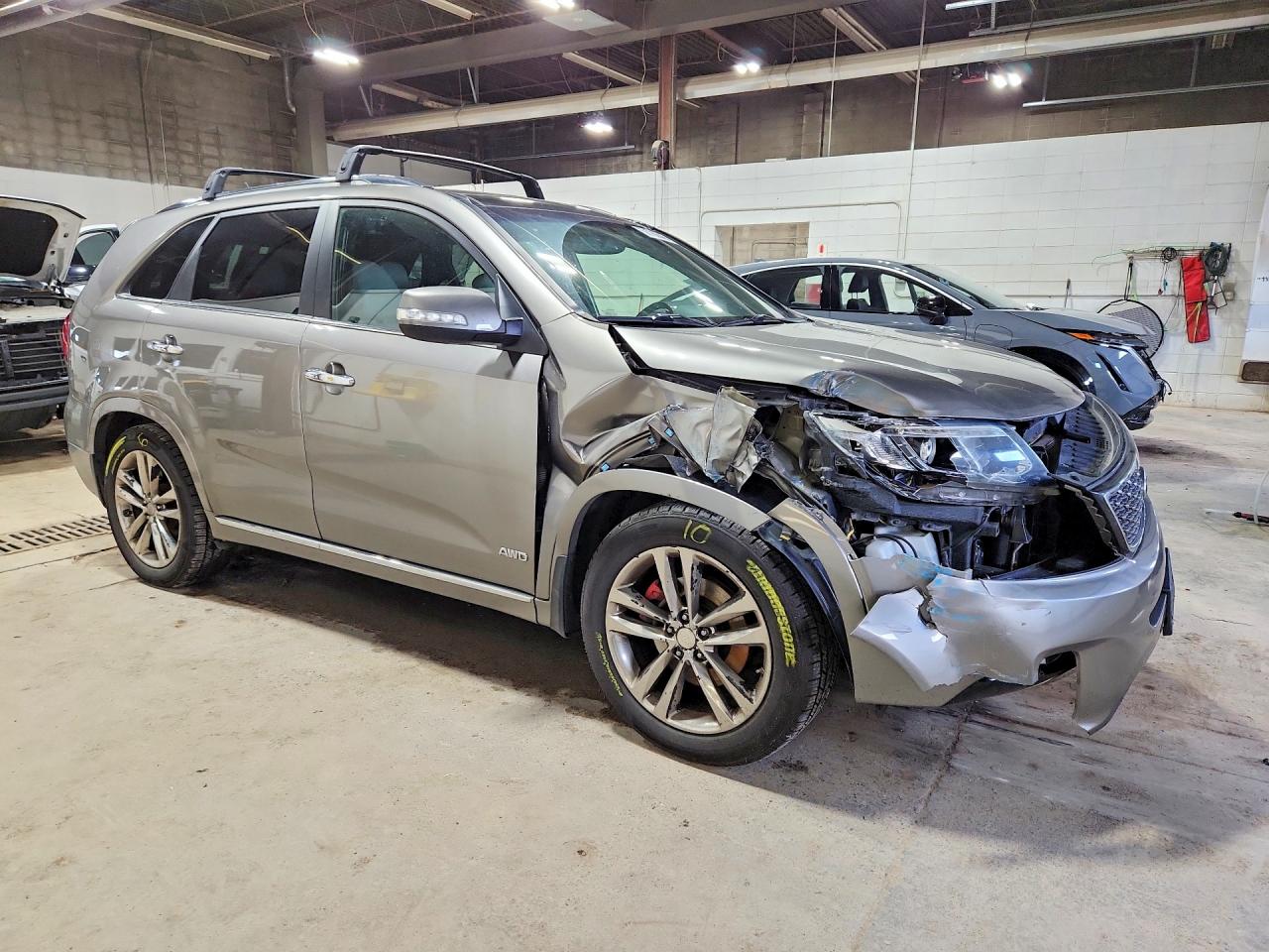 2014 Kia Sorento Sx Limited Gray vin: 5XYKWDA71EG549217