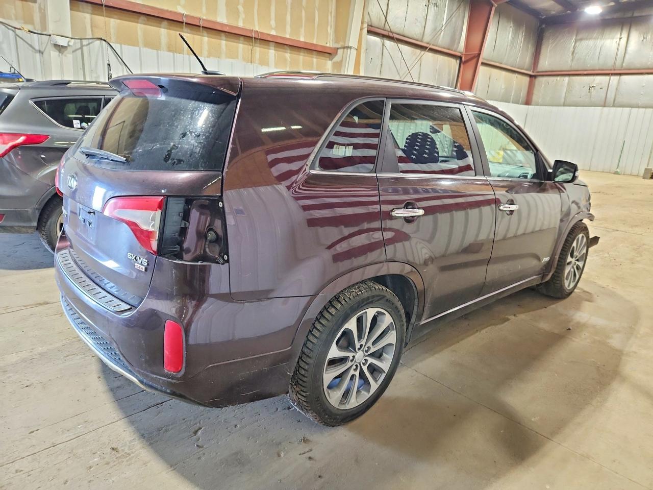2015 Kia Sorento Sx Burgundy vin: 5XYKWDA71FG554015