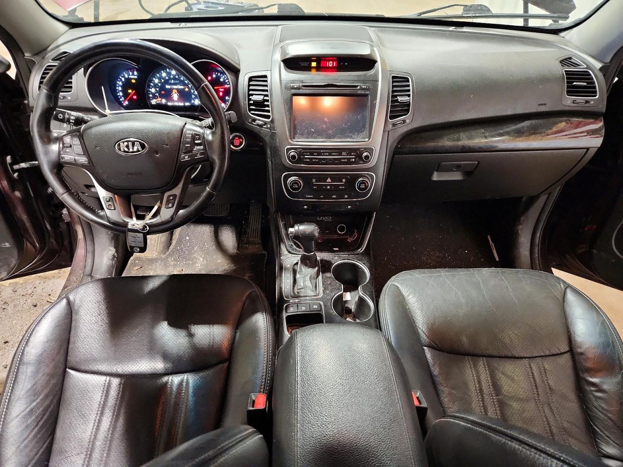 2015 Kia Sorento Sx Burgundy vin: 5XYKWDA71FG554015