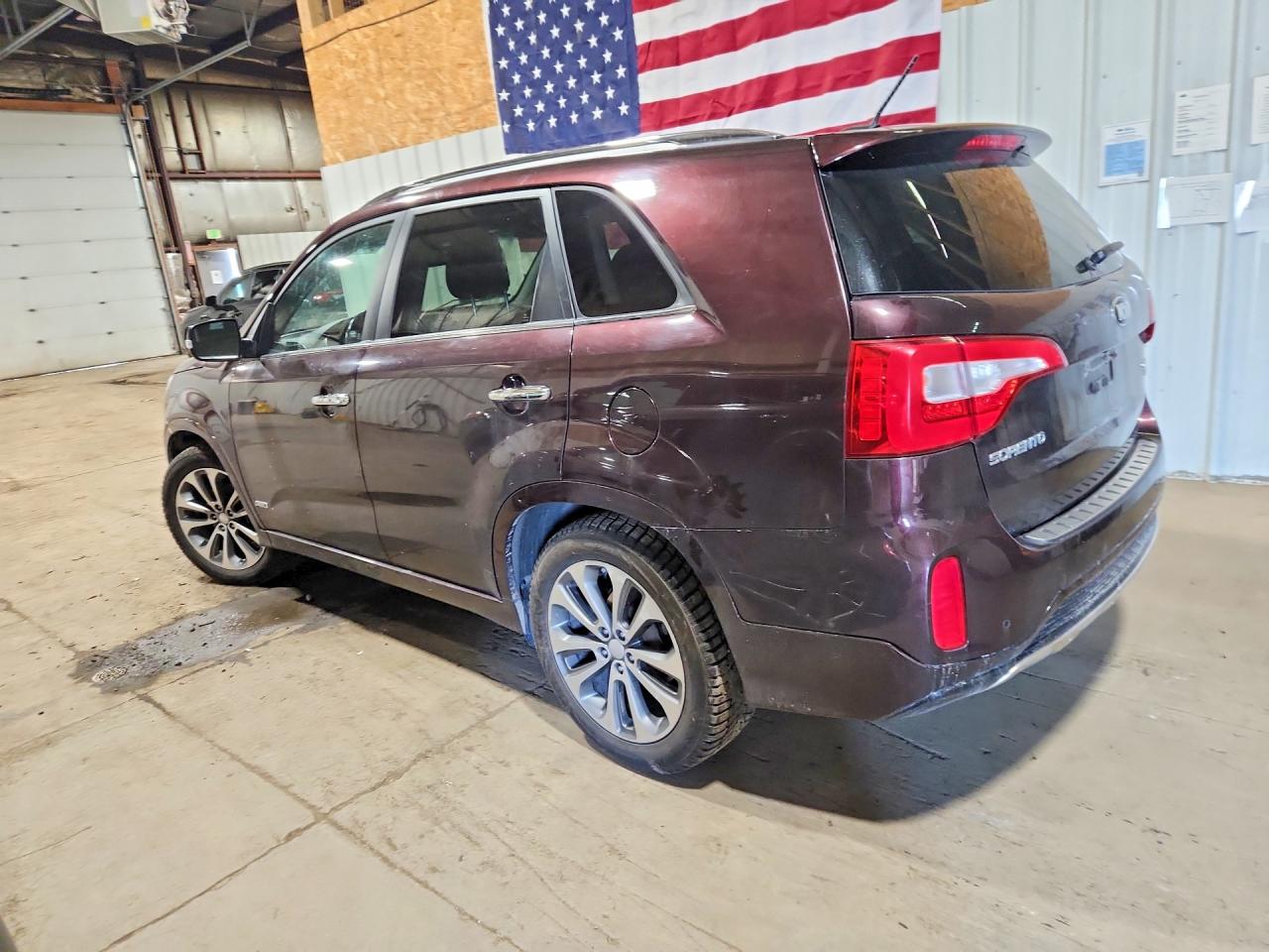 2015 Kia Sorento Sx Burgundy vin: 5XYKWDA71FG554015