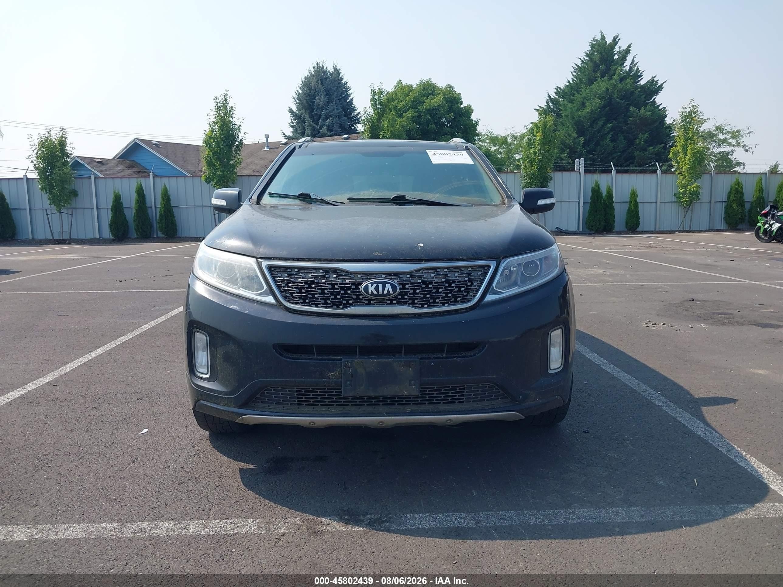 2015 Kia Sorento Sx V6 Black vin: 5XYKWDA71FG561594