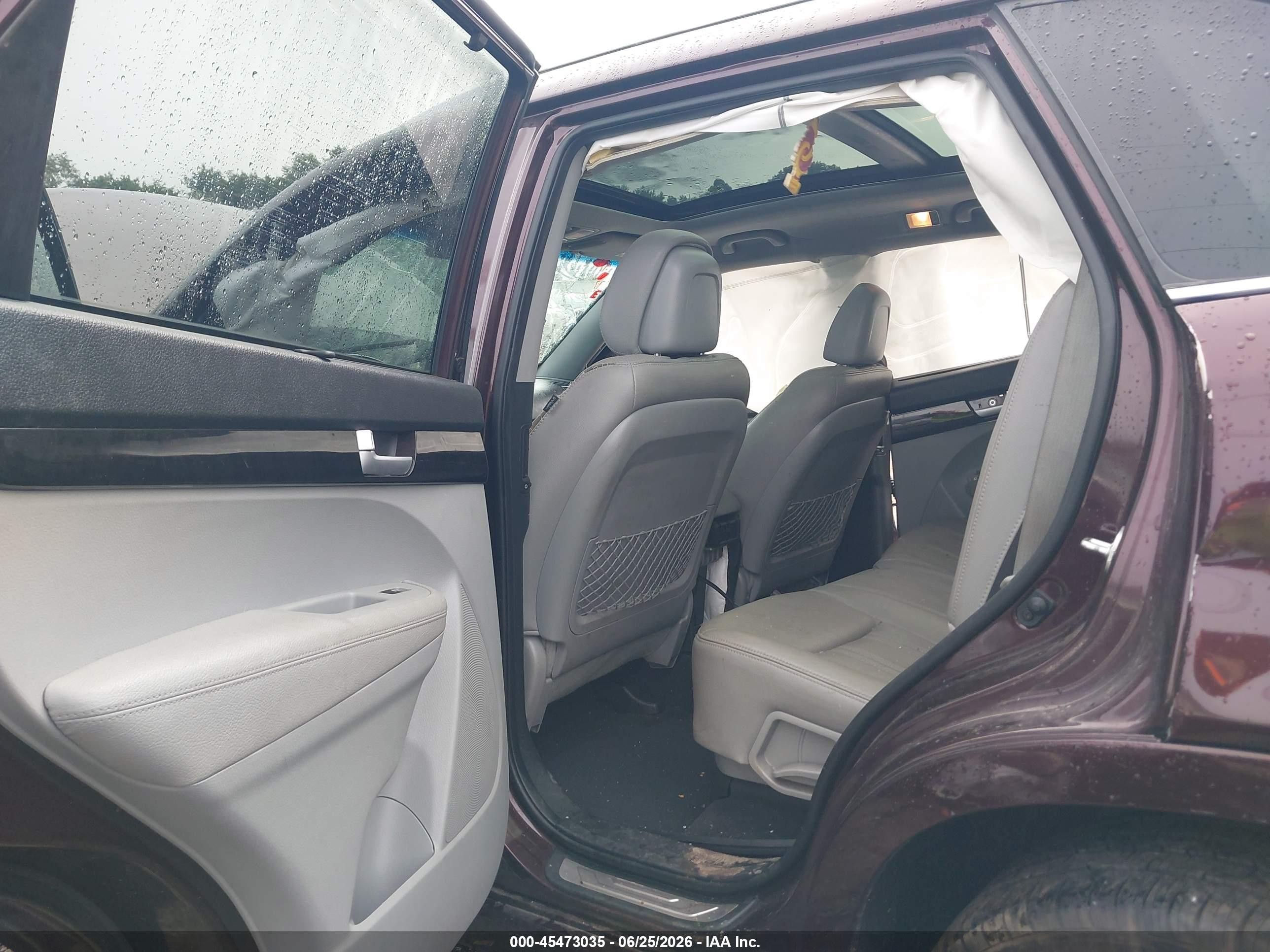 2015 Kia Sorento Sx V6 Burgundy vin: 5XYKWDA71FG578864