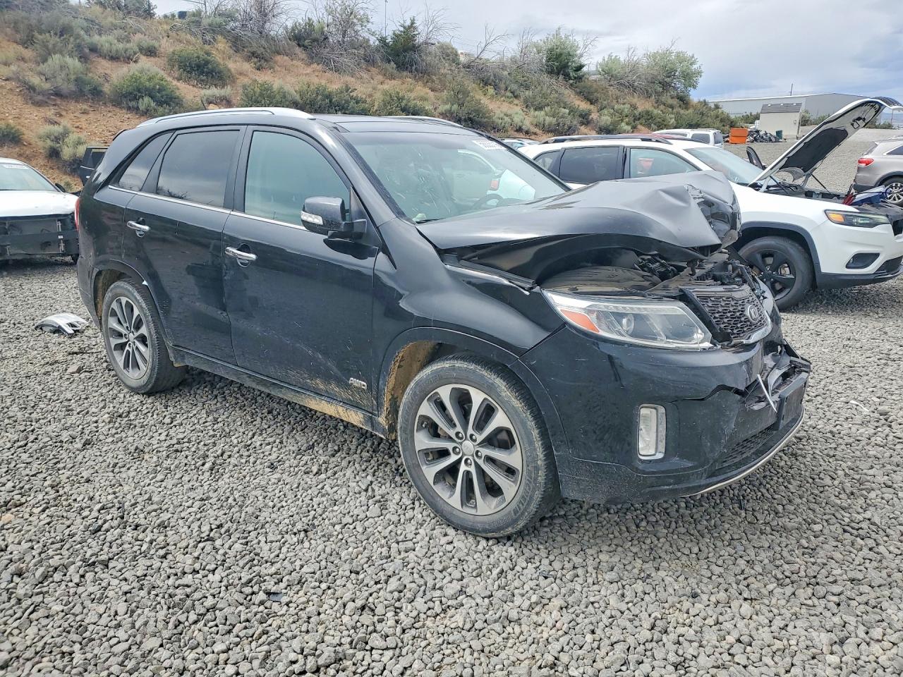2014 Kia Sorento Sx Black vin: 5XYKWDA72EG480568
