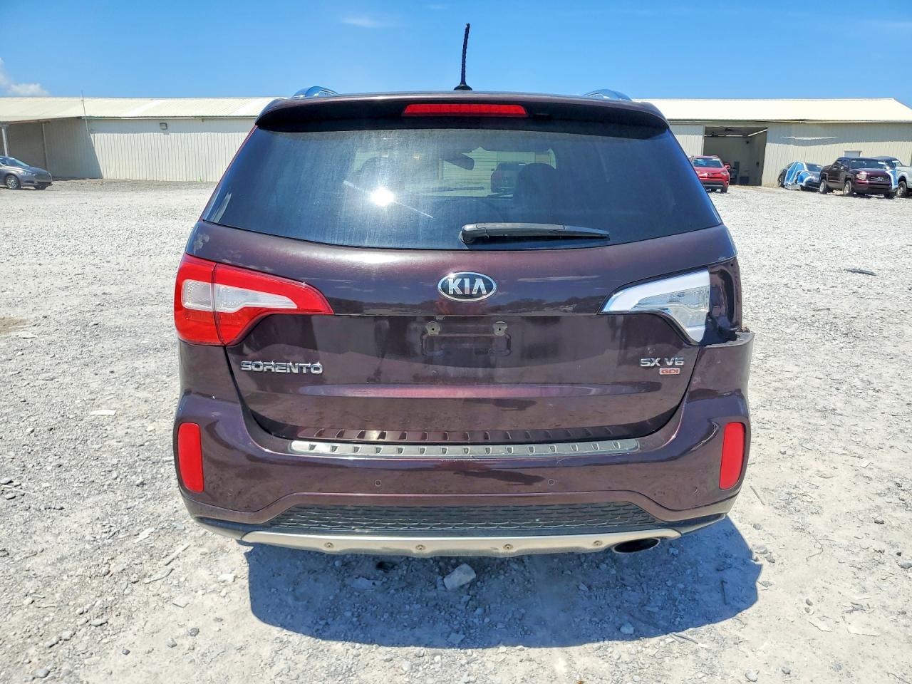 2014 Kia Sorento Sx Burgundy vin: 5XYKWDA72EG531616