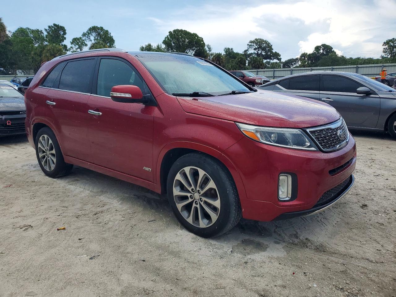 2015 Kia Sorento Sx Red vin: 5XYKWDA72FG563824