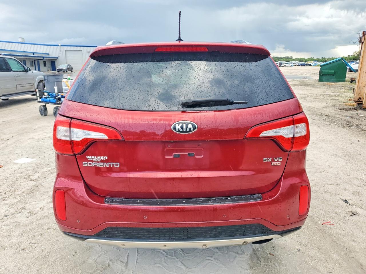 2015 Kia Sorento Sx Red vin: 5XYKWDA72FG563824