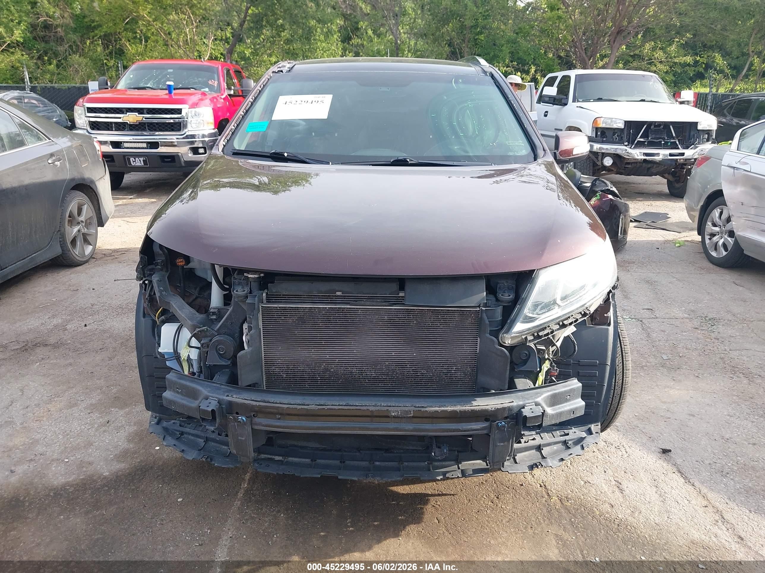 2015 Kia Sorento Sx V6 Burgundy vin: 5XYKWDA72FG625870