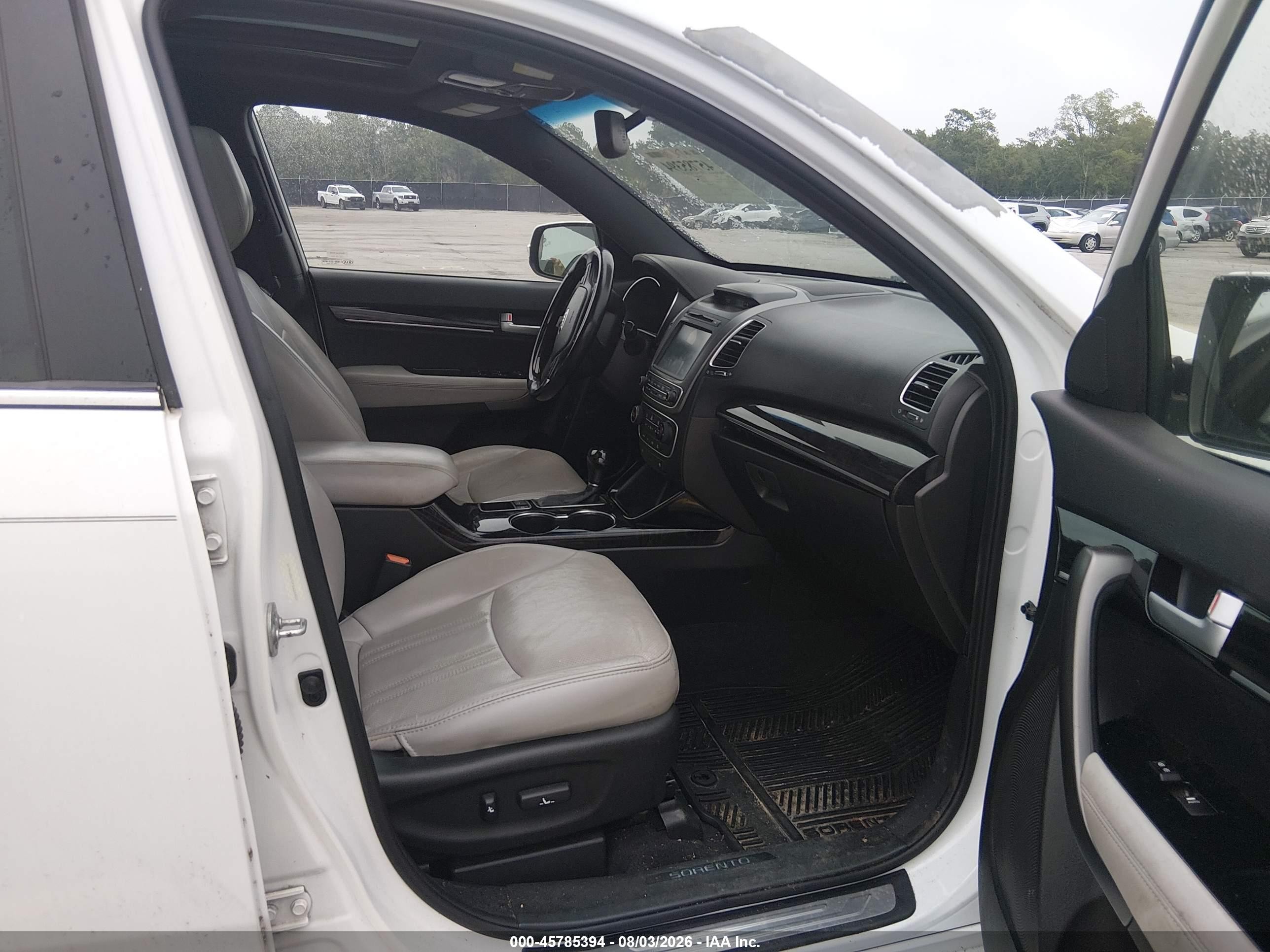 2015 Kia Sorento Limited V6 Белый vin: 5XYKWDA72FG626422