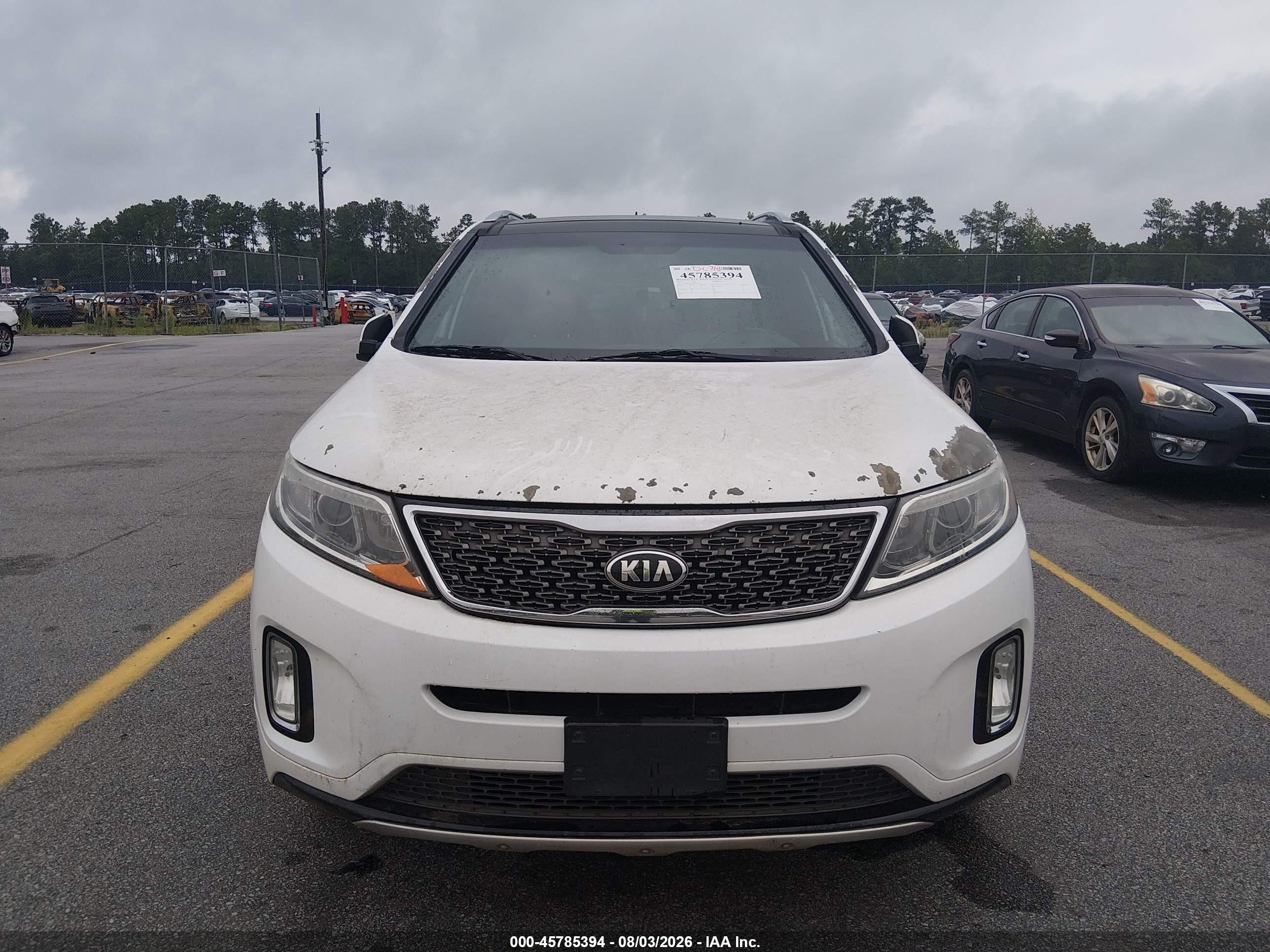 2015 Kia Sorento Limited V6 Белый vin: 5XYKWDA72FG626422