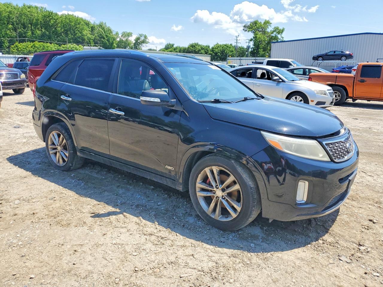 2014 Kia Sorento Sx Limited Black vin: 5XYKWDA73EG446705