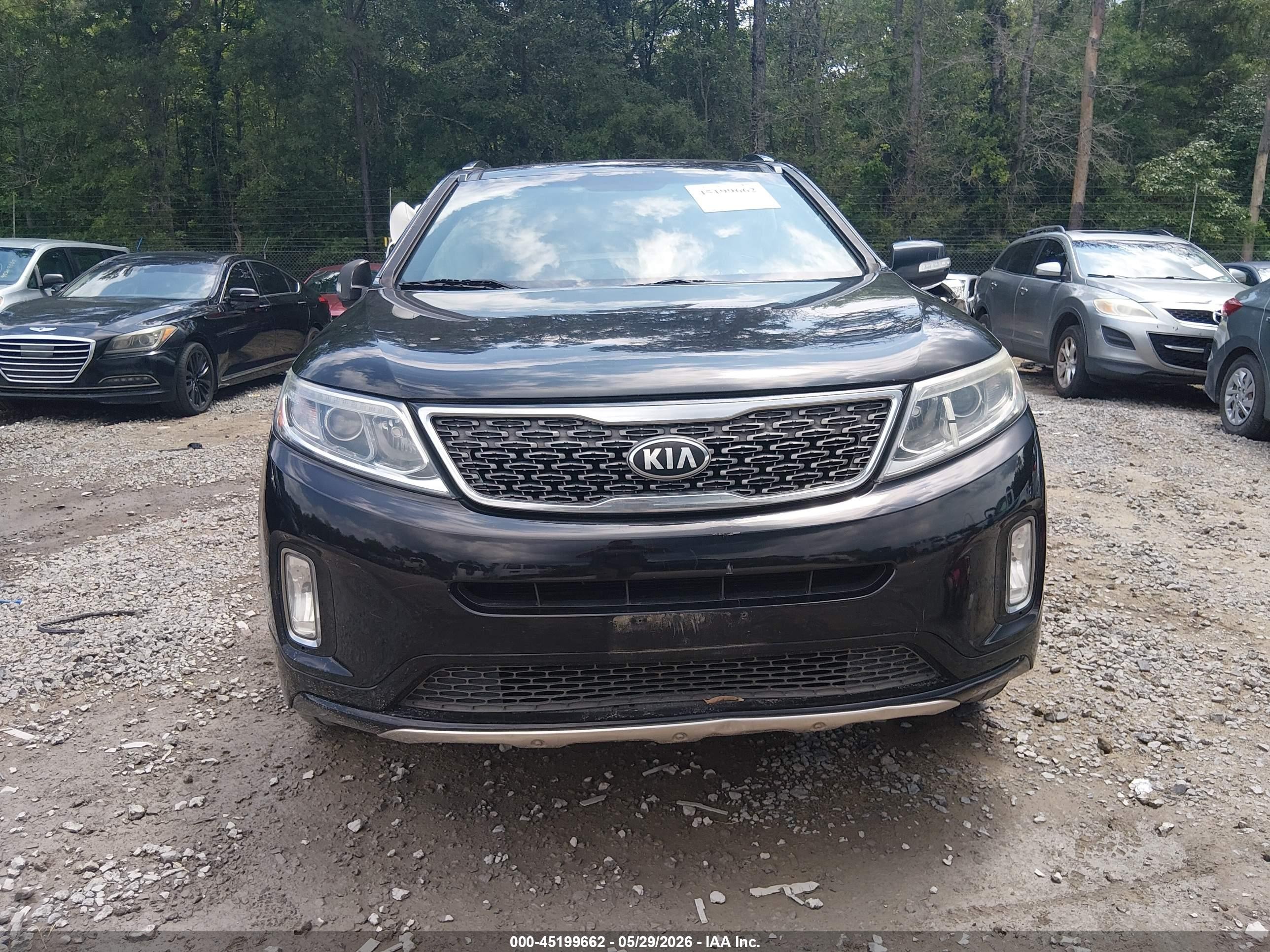 2014 Kia Sorento Limited V6 Black vin: 5XYKWDA73EG489859