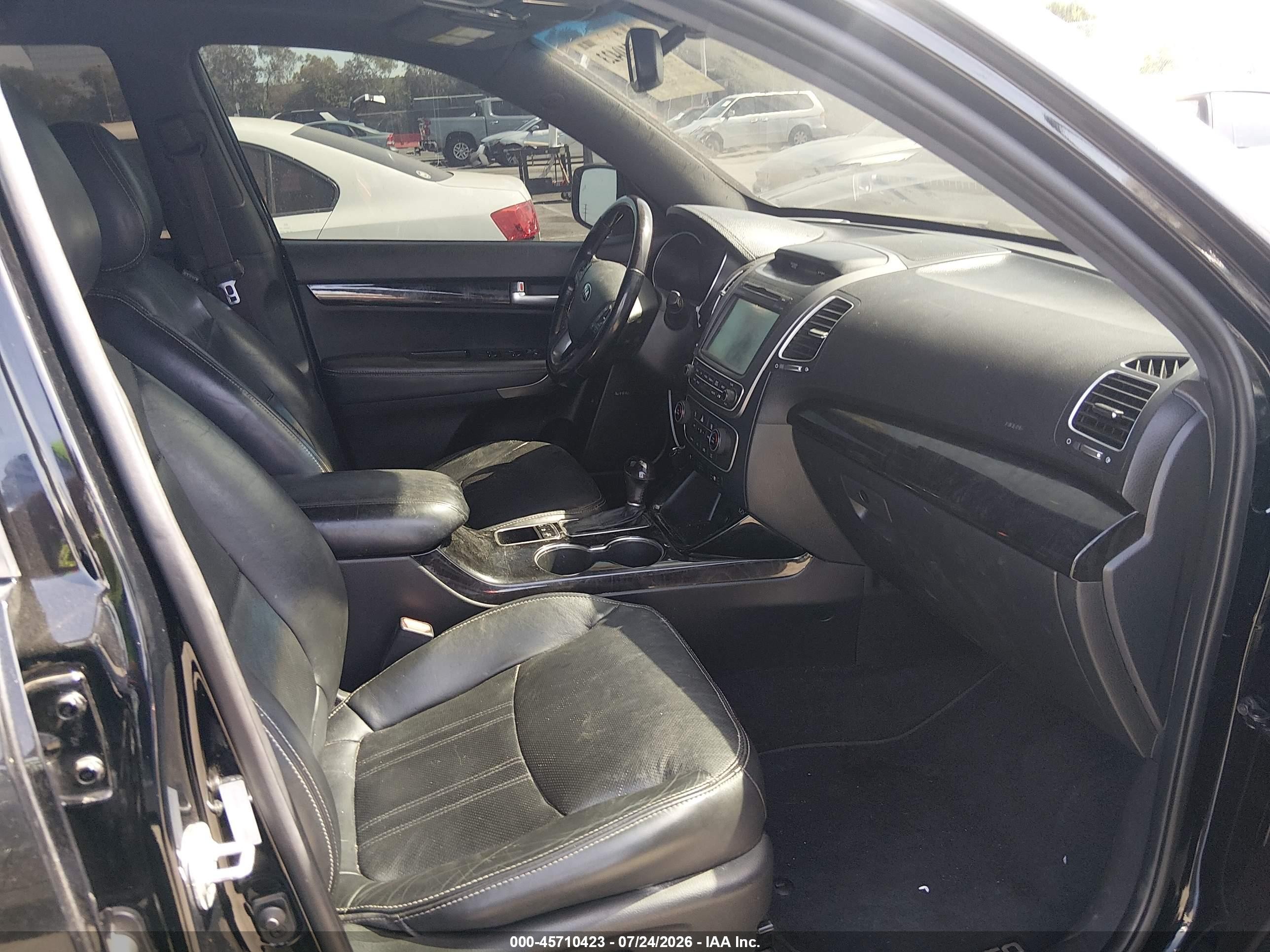 2014 Kia Sorento Limited V6 Черный vin: 5XYKWDA73EG501444
