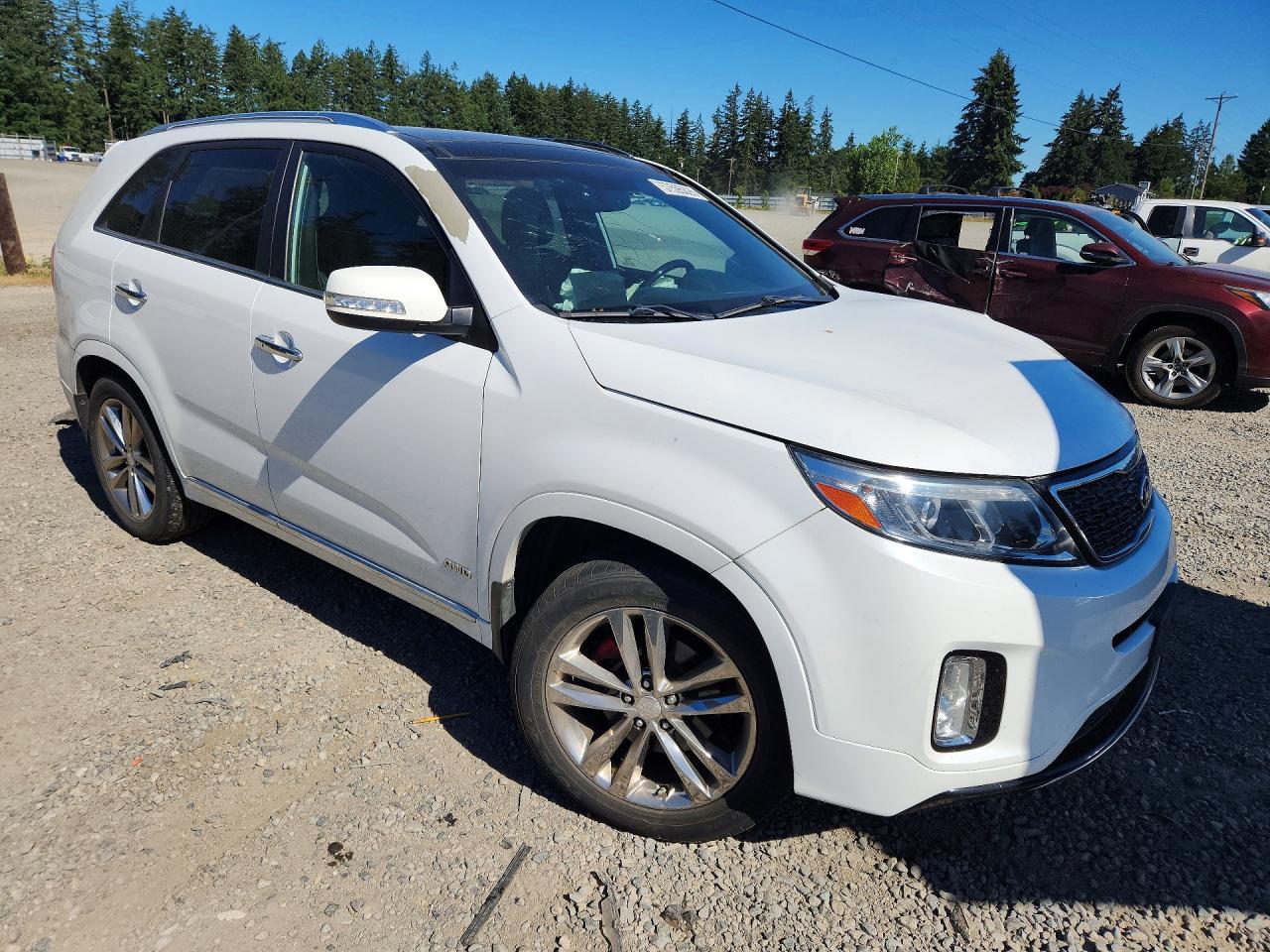 2014 Kia Sorento Sx Limited Белый vin: 5XYKWDA73EG511410