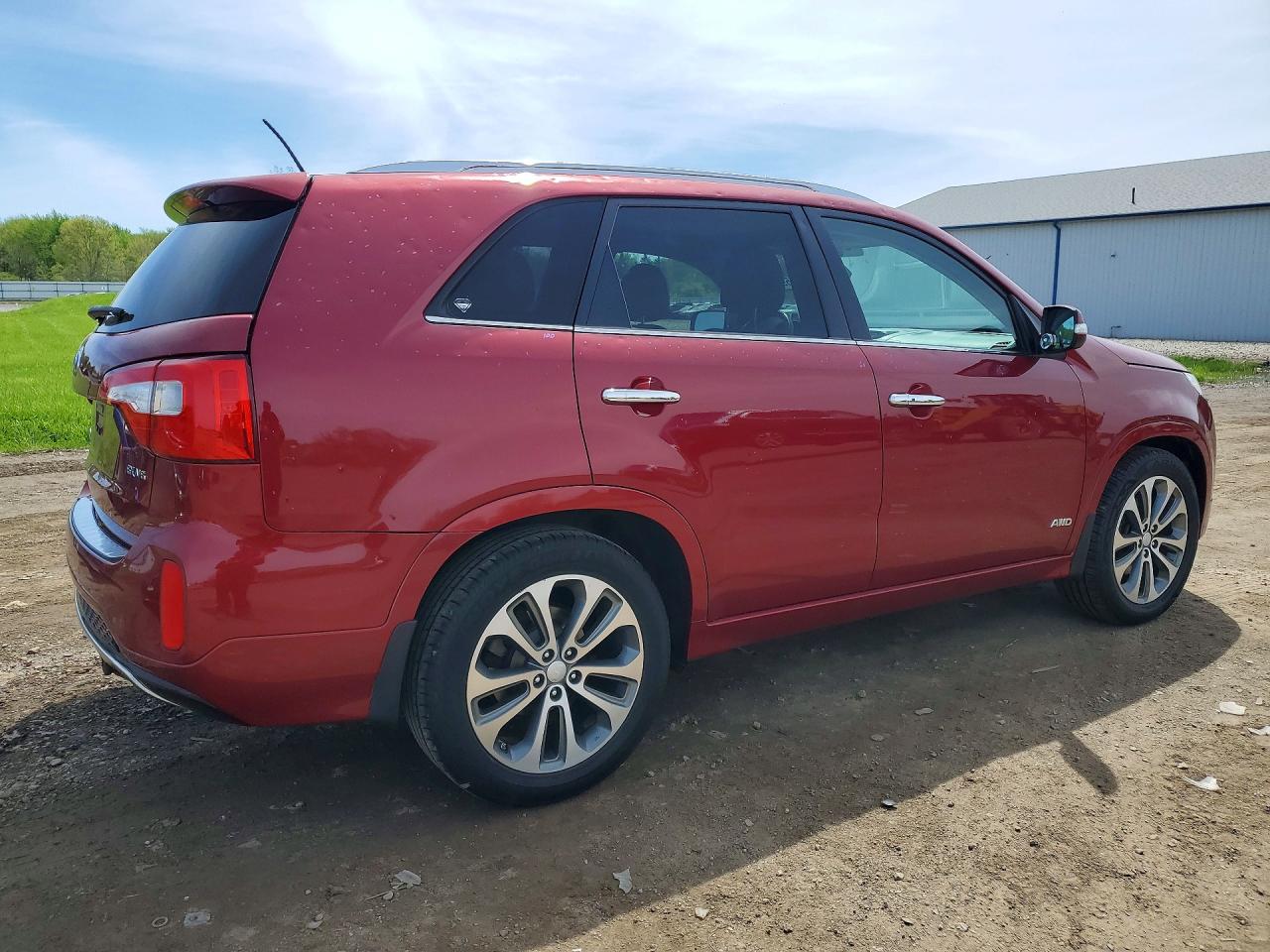 2015 Kia Sorento Sx Red vin: 5XYKWDA73FG624582