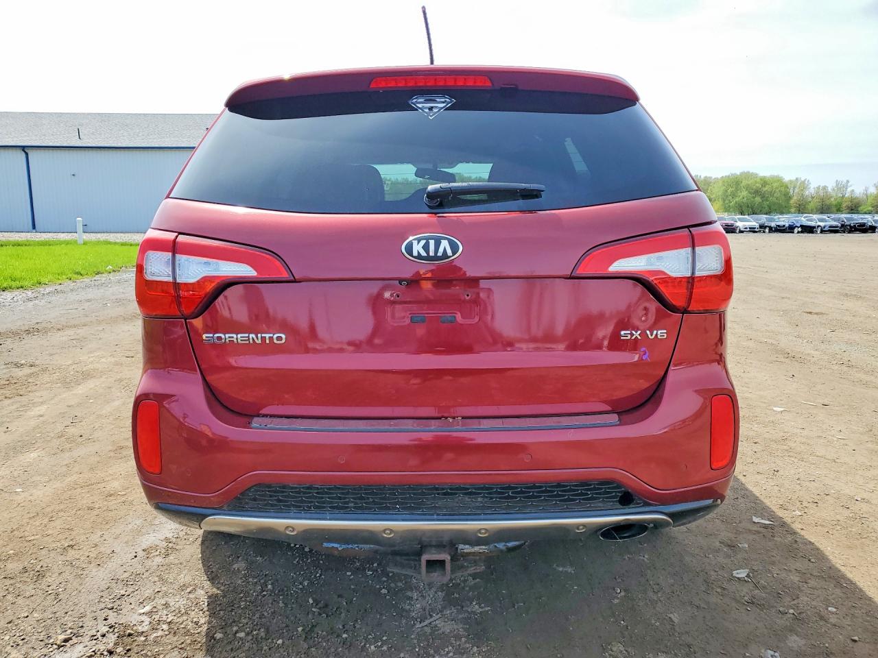 2015 Kia Sorento Sx Red vin: 5XYKWDA73FG624582