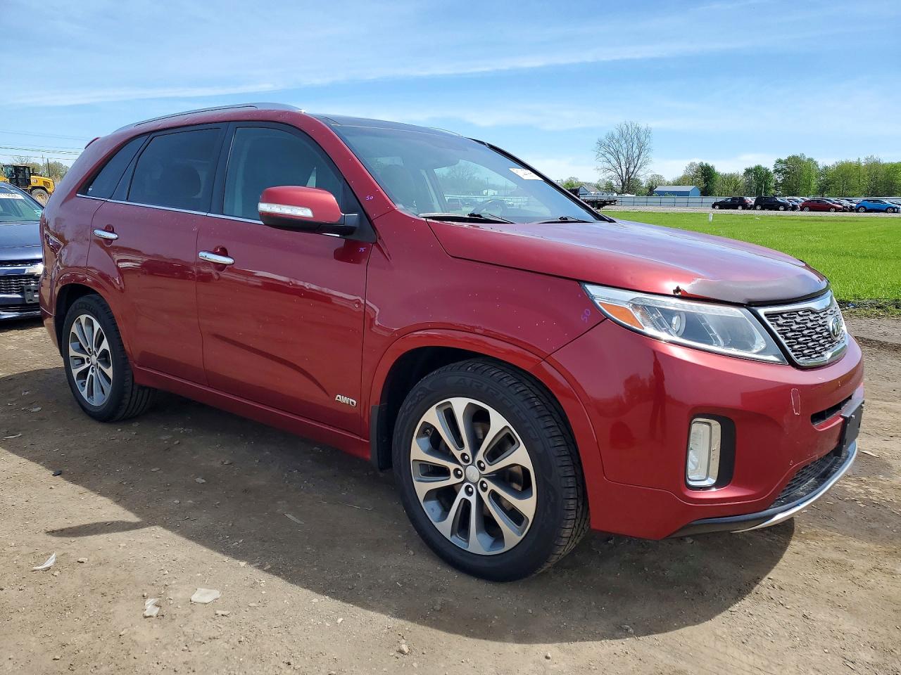 2015 Kia Sorento Sx Red vin: 5XYKWDA73FG624582