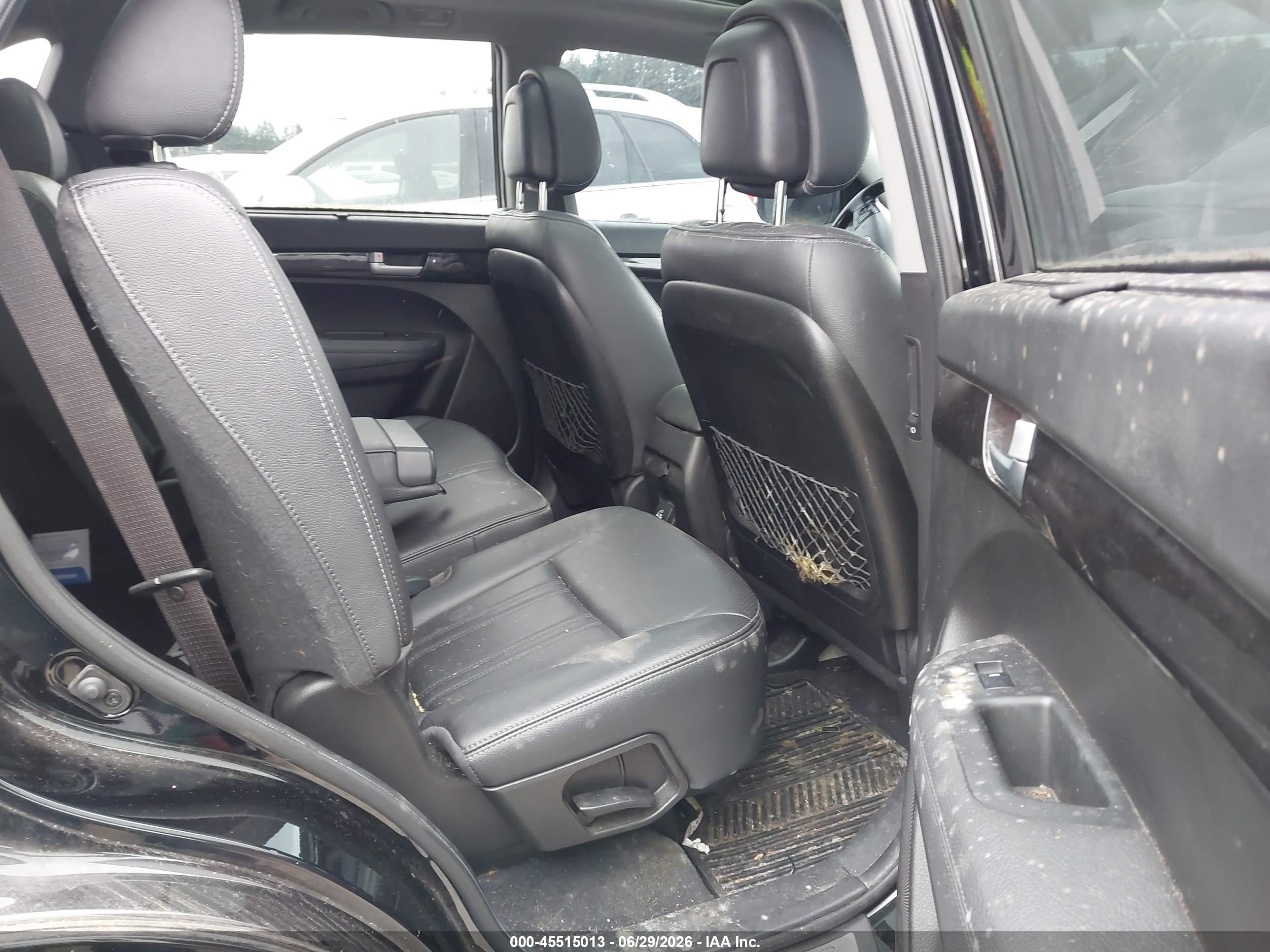 2014 Kia Sorento Sx V6 Black vin: 5XYKWDA74EG480541