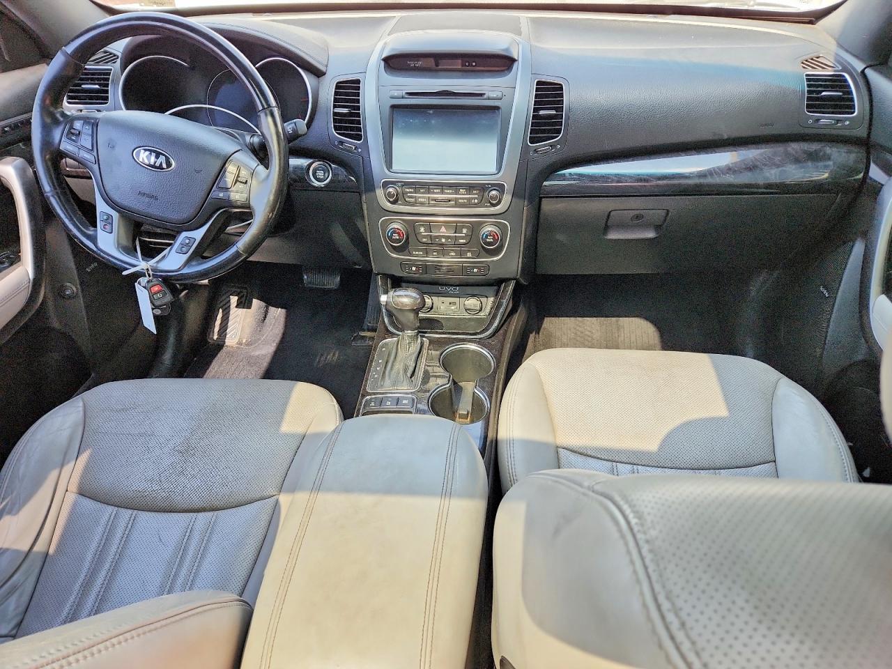 2014 Kia Sorento Sx Limited White vin: 5XYKWDA74EG532587