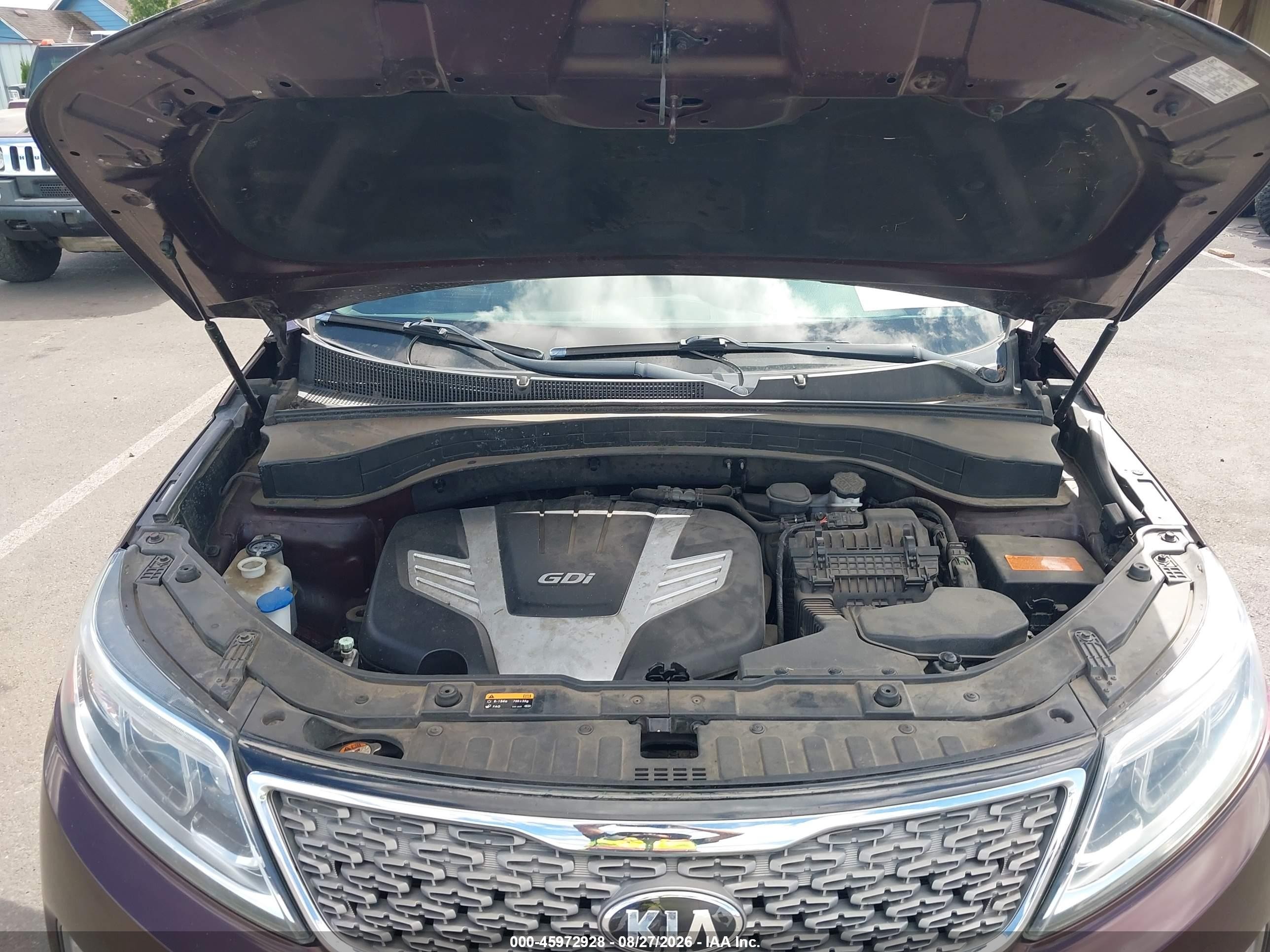 2015 Kia Sorento Sx V6 Purple vin: 5XYKWDA74FG563744
