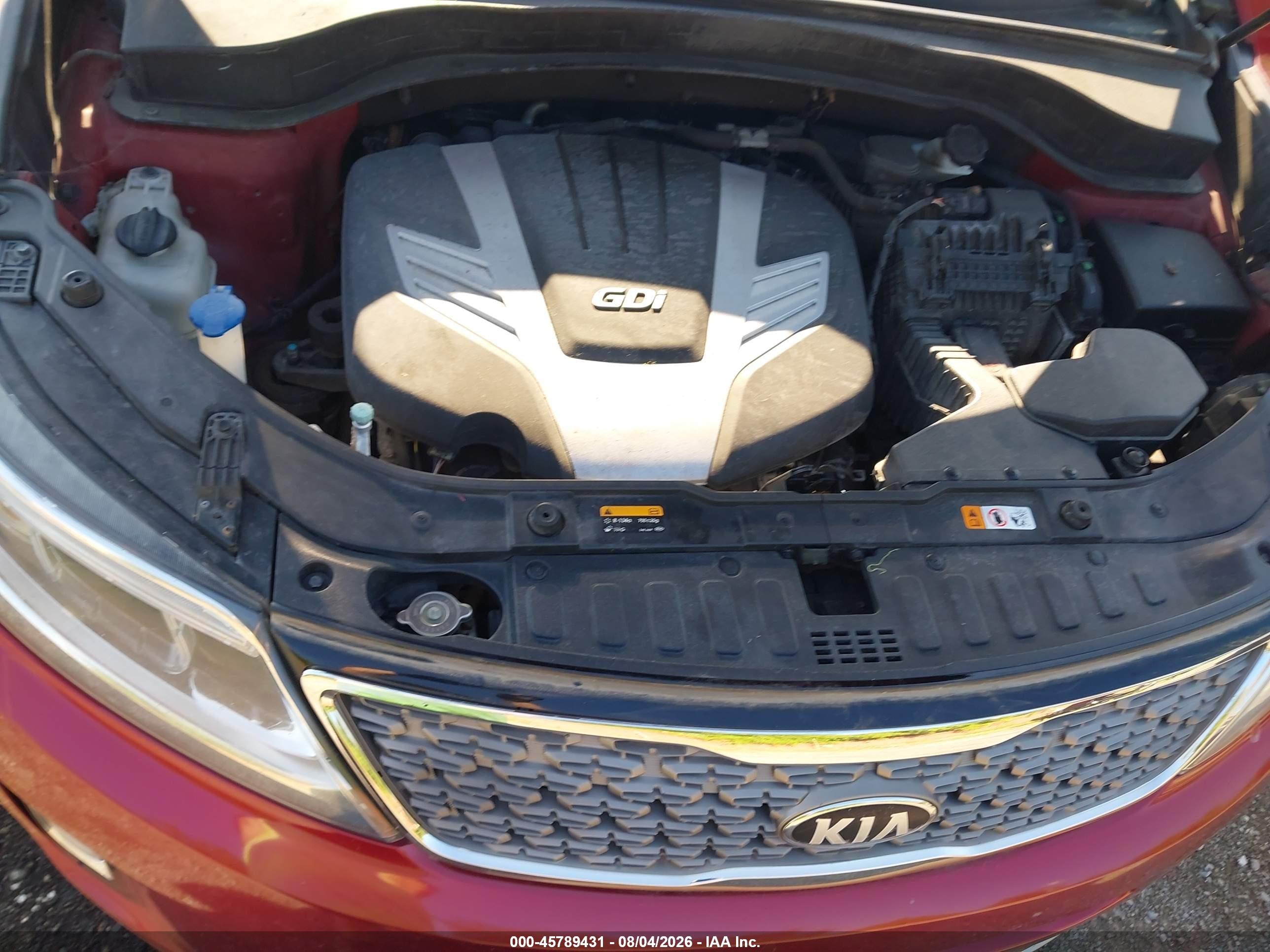 2014 Kia Sorento Sx V6 Красный vin: 5XYKWDA75EG479656