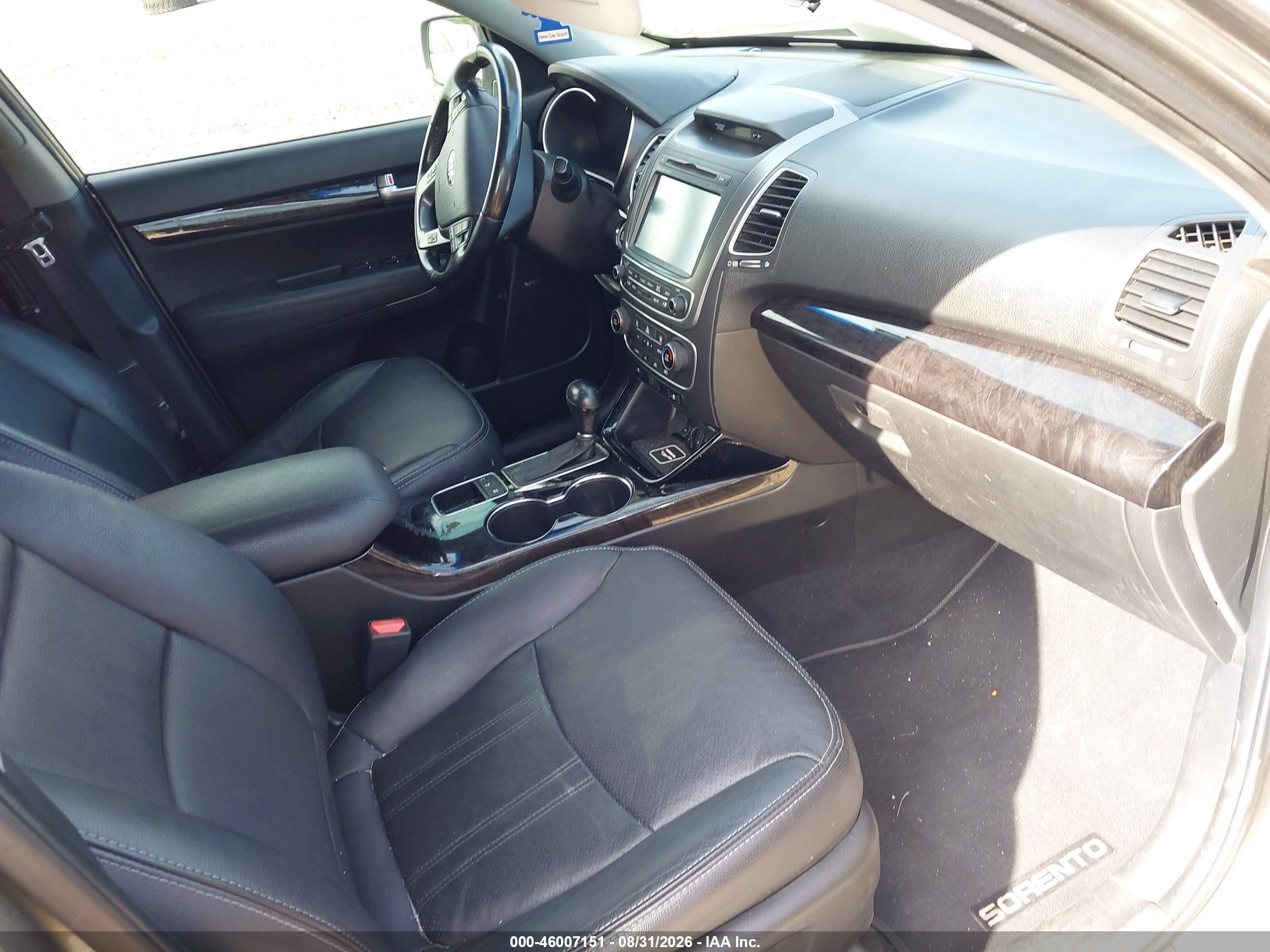 2014 Kia Sorento Sx V6 Gray vin: 5XYKWDA75EG488342
