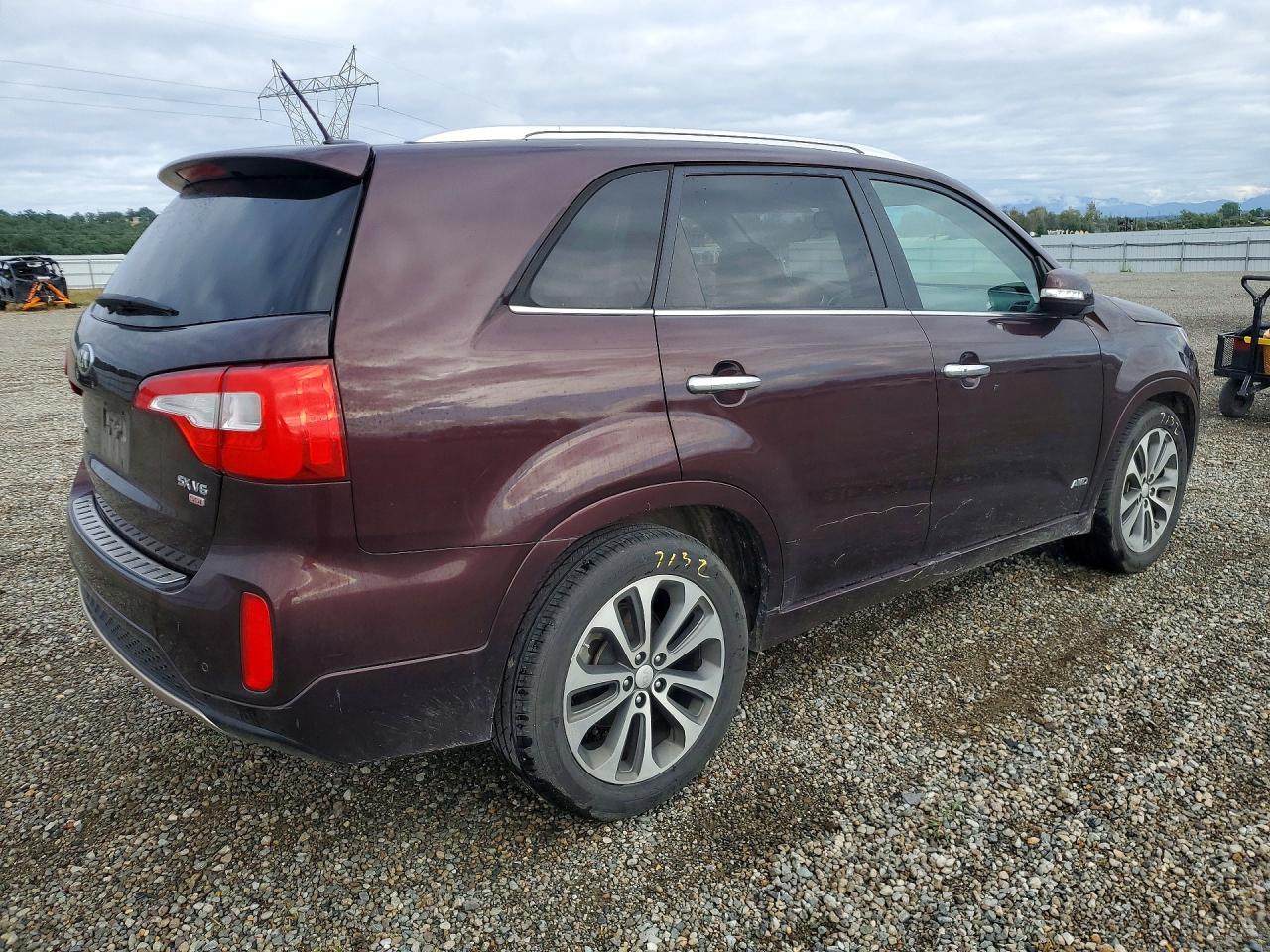 2014 Kia Sorento Sx Бордовый vin: 5XYKWDA76EG546314