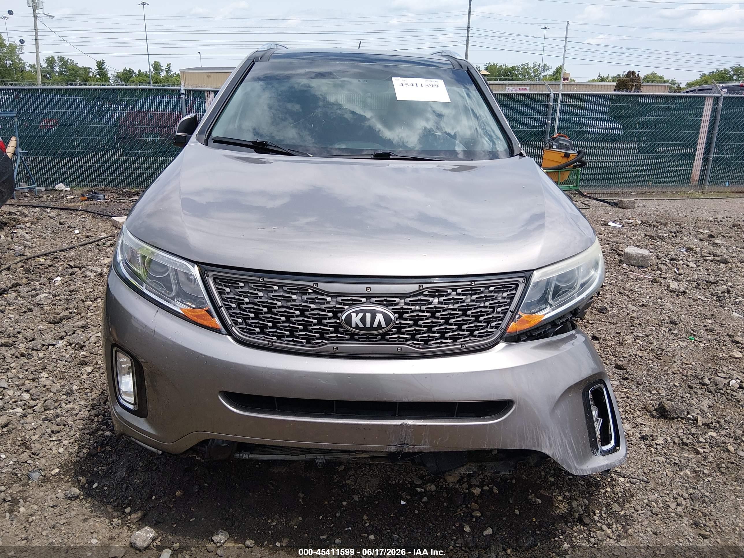 2015 Kia Sorento Sx V6 Gray vin: 5XYKWDA76FG621093