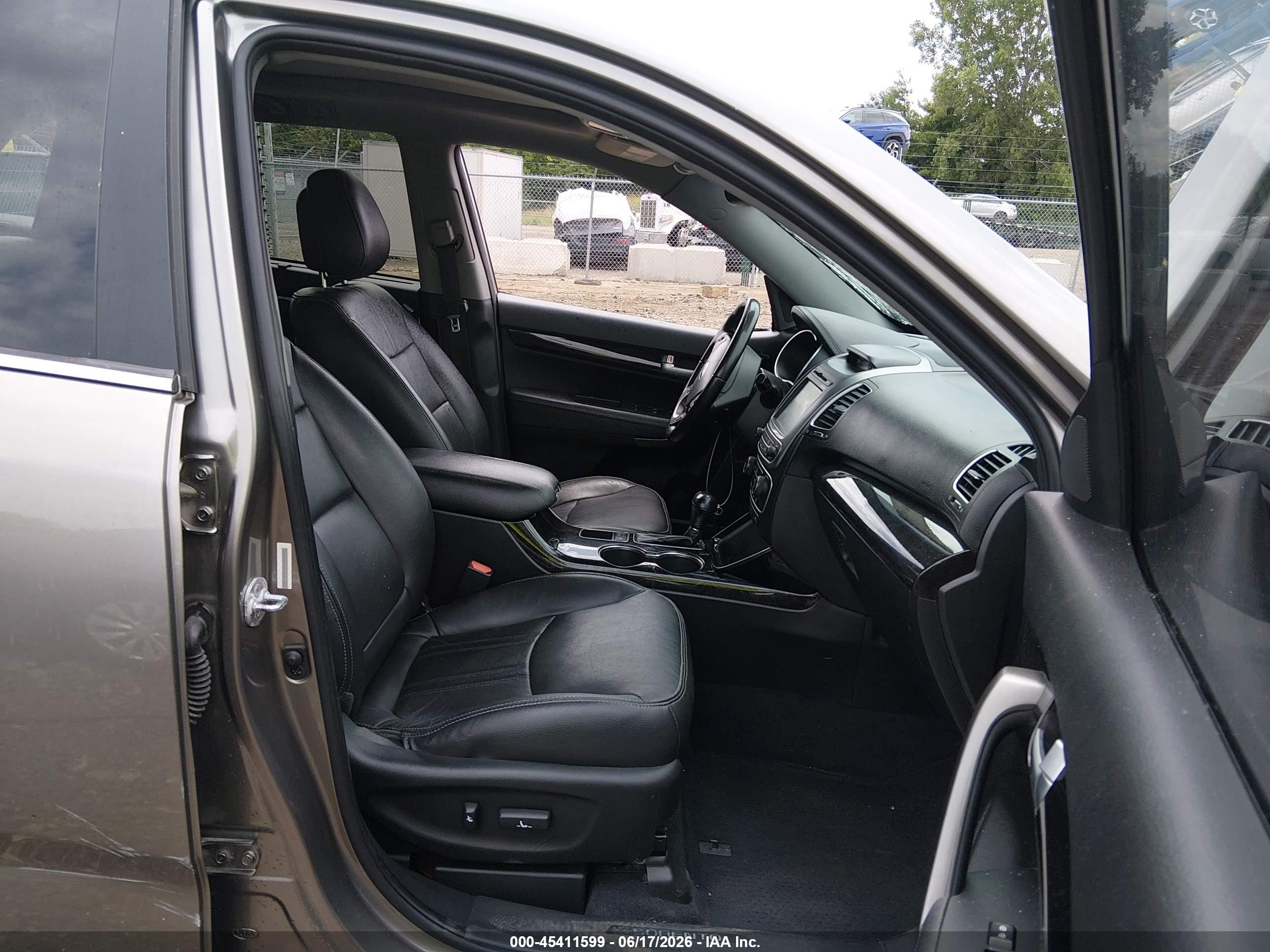 2015 Kia Sorento Sx V6 Gray vin: 5XYKWDA76FG621093