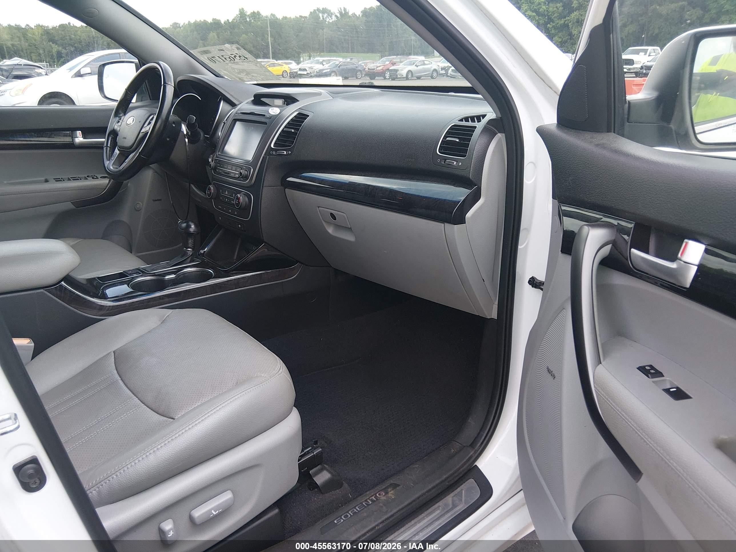 2014 Kia Sorento Sx V6 Белый vin: 5XYKWDA77EG524225