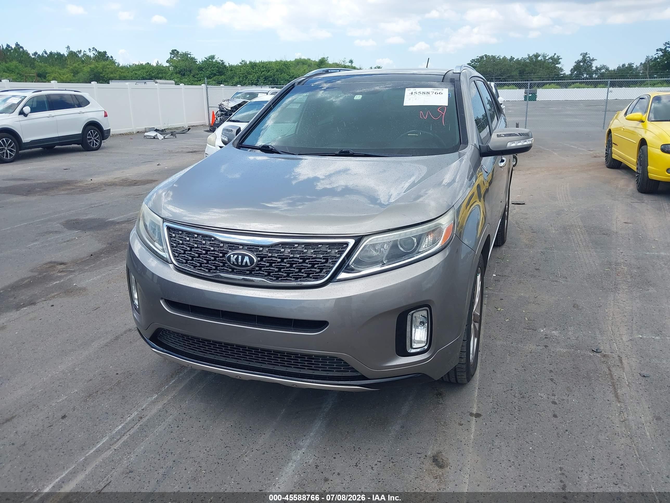 2015 Kia Sorento Limited V6 Gray vin: 5XYKWDA77FG578125
