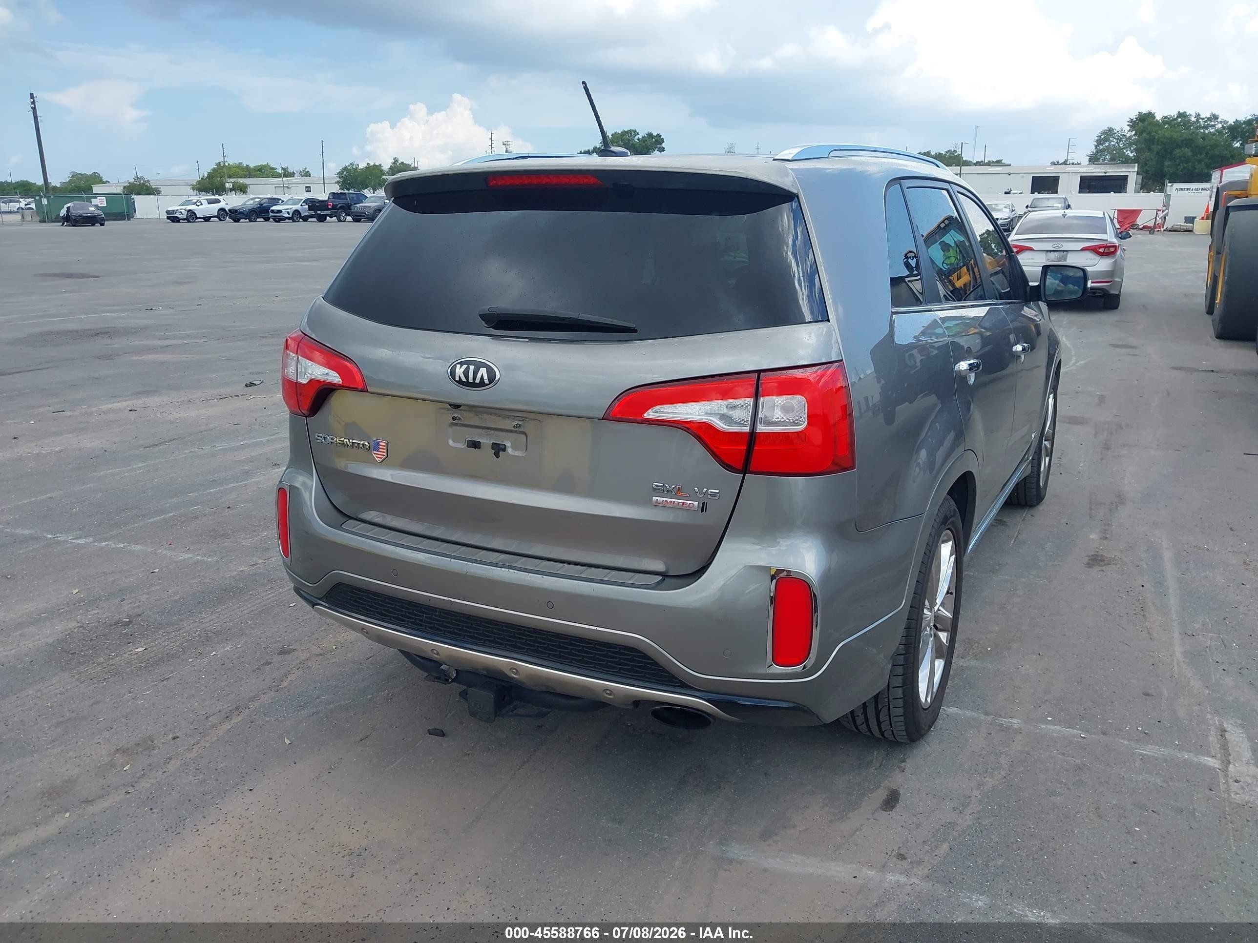 2015 Kia Sorento Limited V6 Gray vin: 5XYKWDA77FG578125