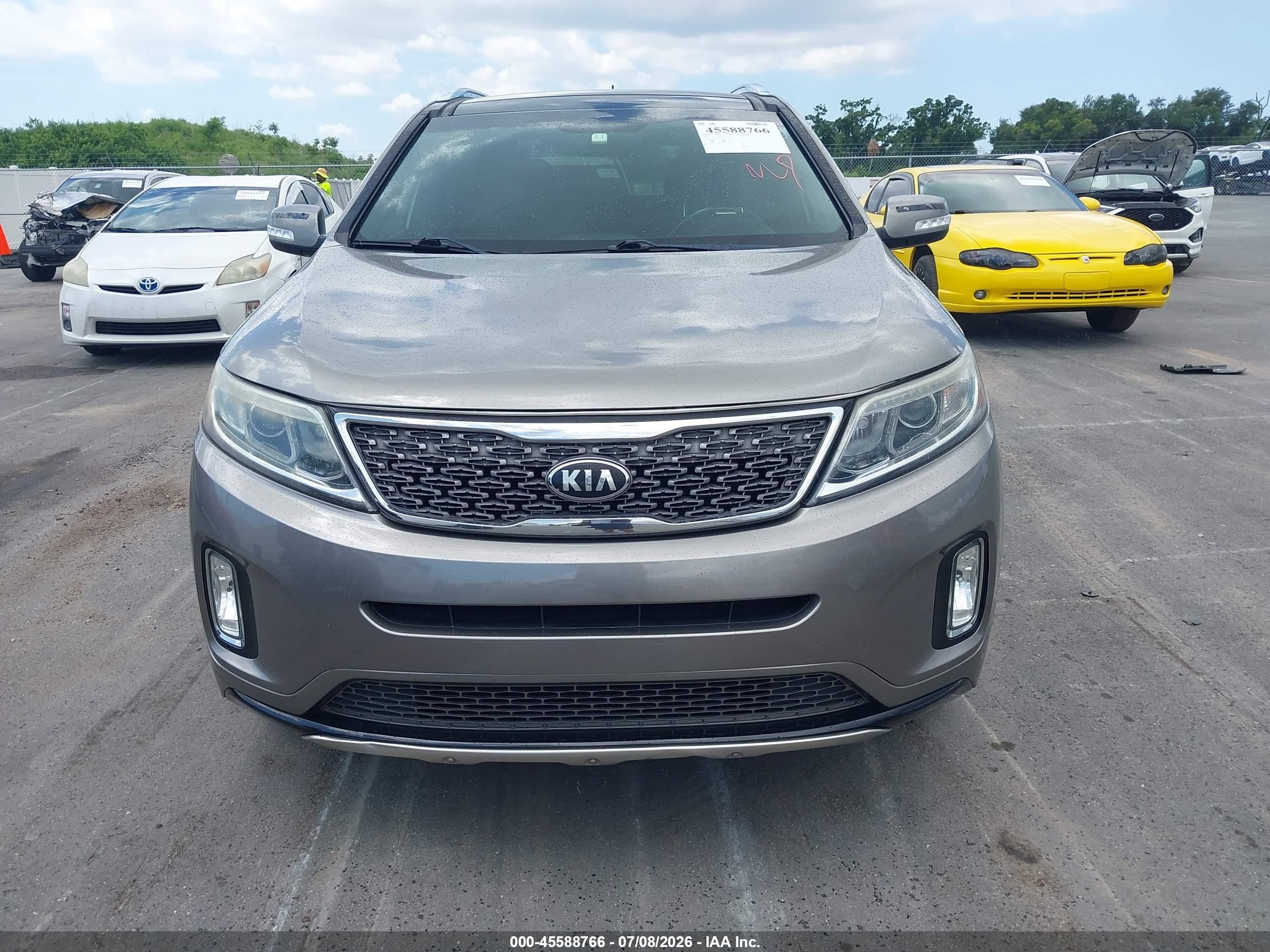 2015 Kia Sorento Limited V6 Gray vin: 5XYKWDA77FG578125