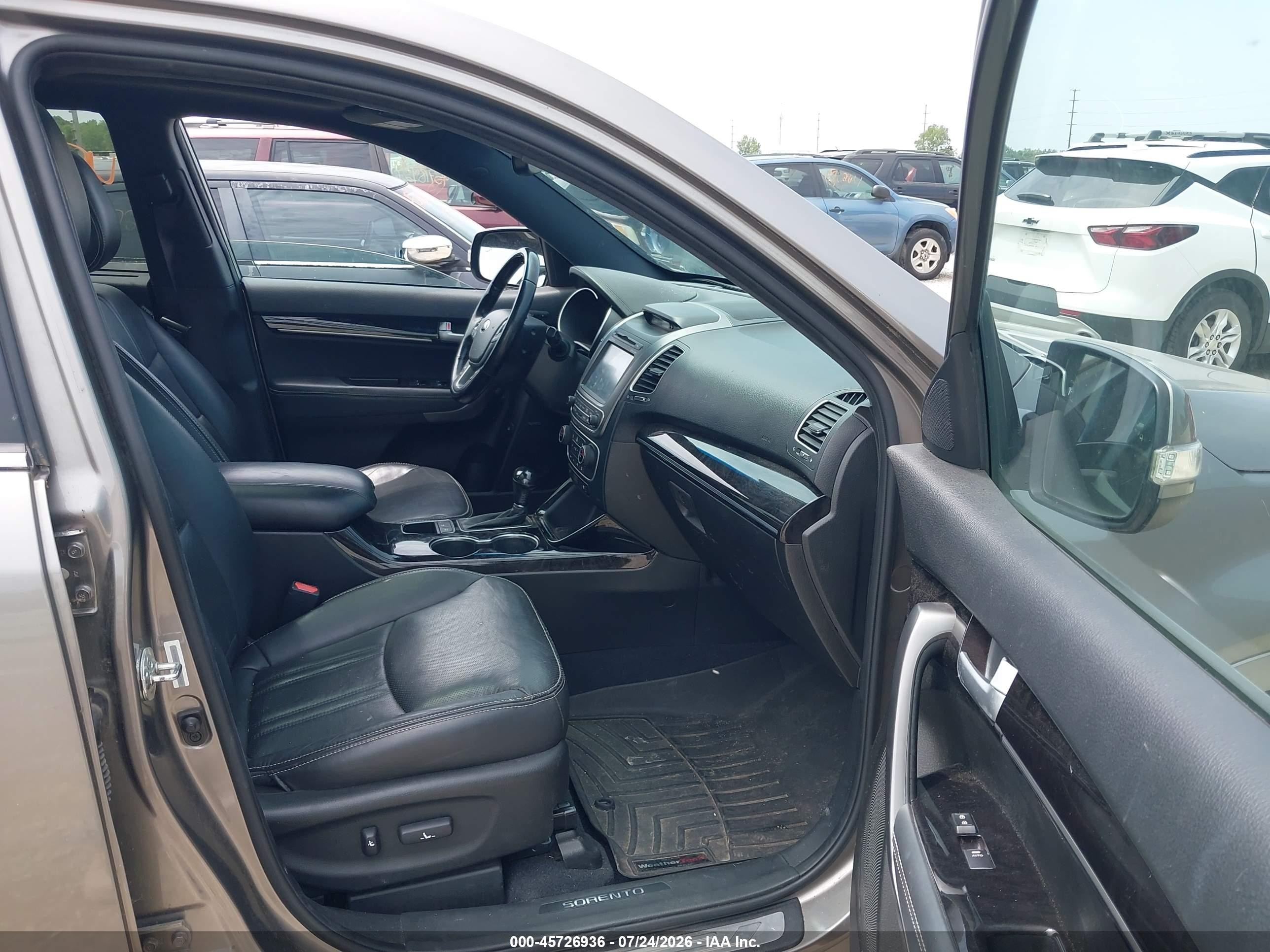 2015 Kia Sorento Limited V6 Gray vin: 5XYKWDA77FG614525